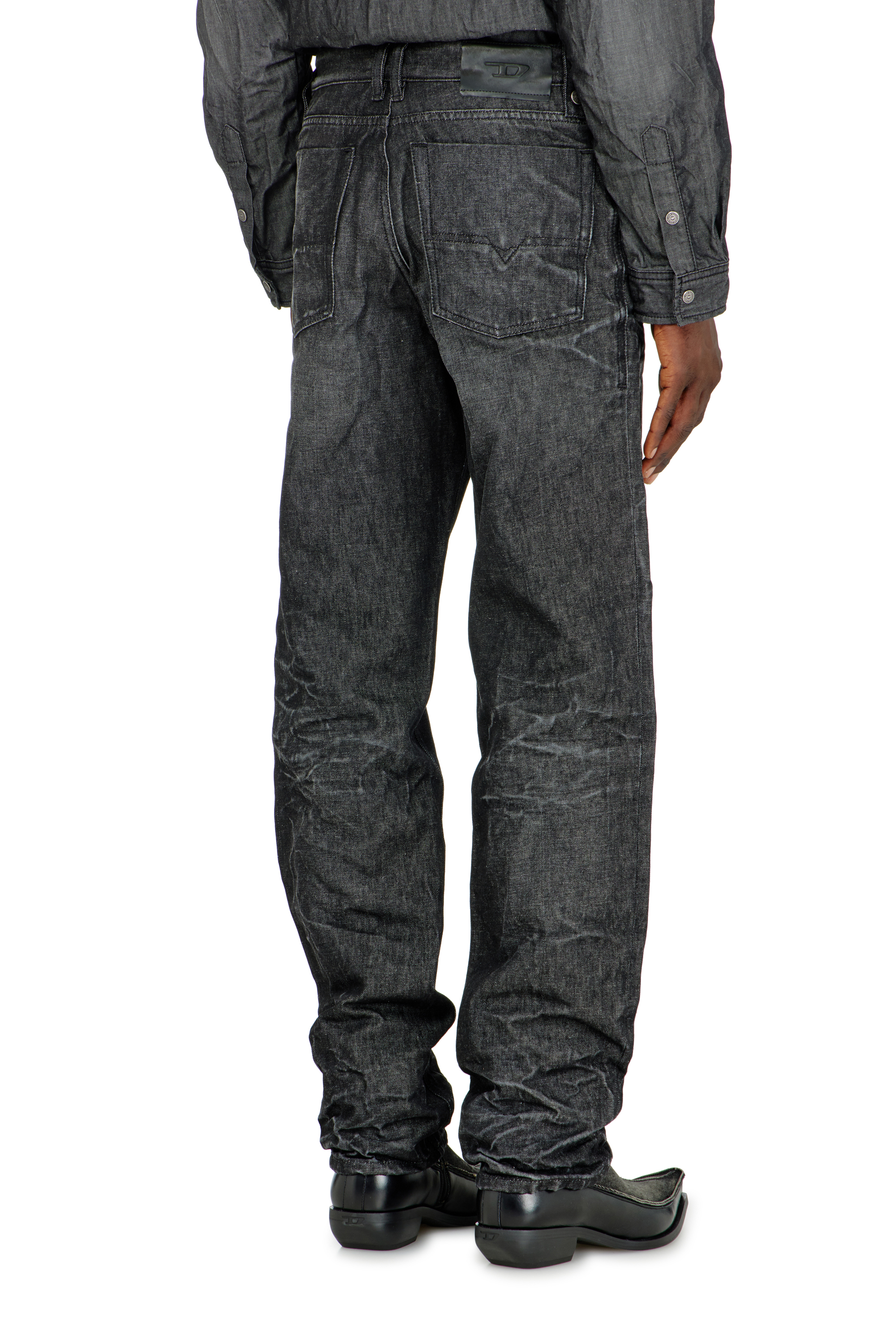 Diesel - Regular Jeans 1991 D-Voeed 09R39 Hombre, Negro/Gris oscuro - 5