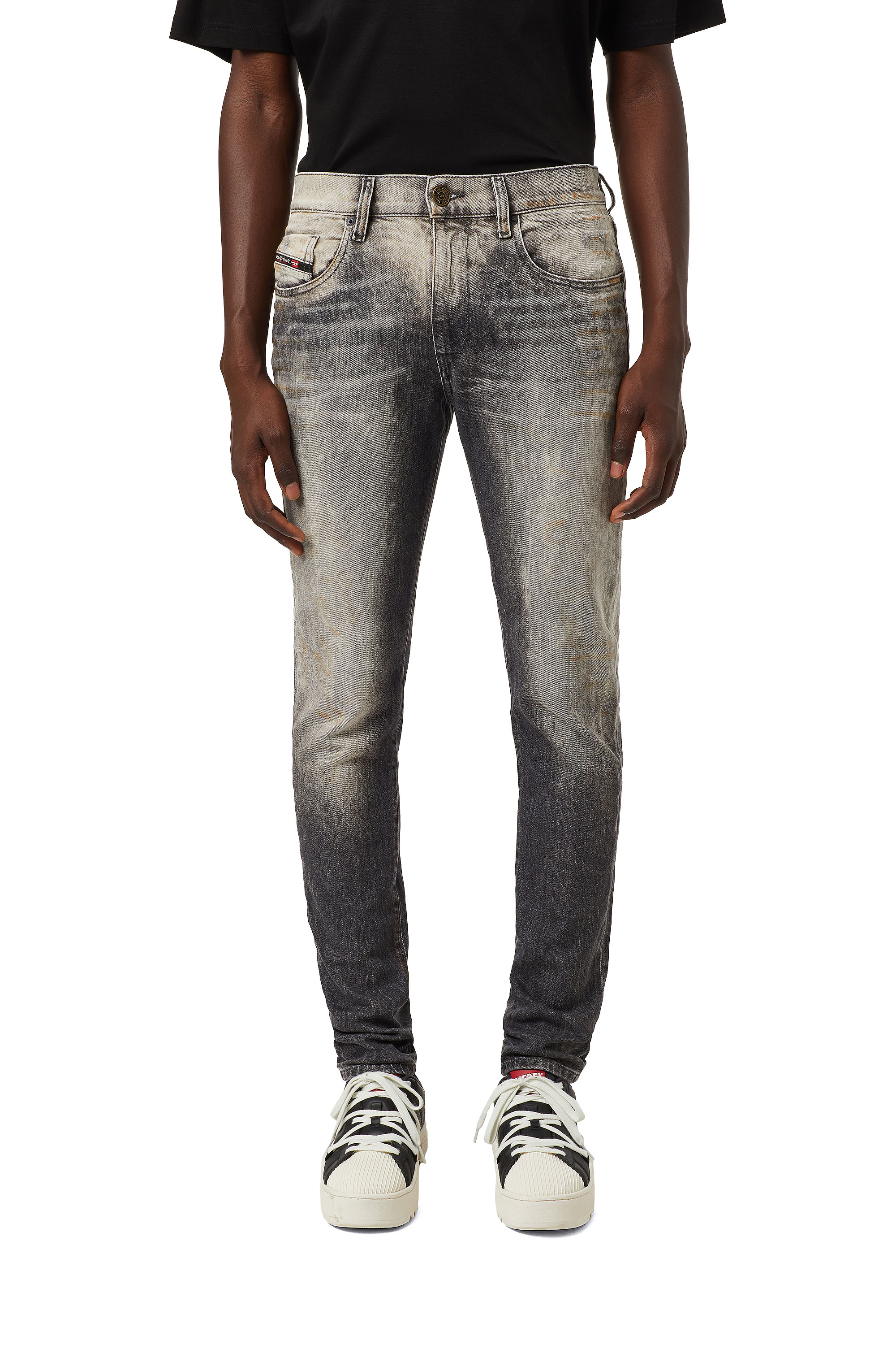 D-Strukt 09A83, Negro/Gris oscuro - Vaqueros