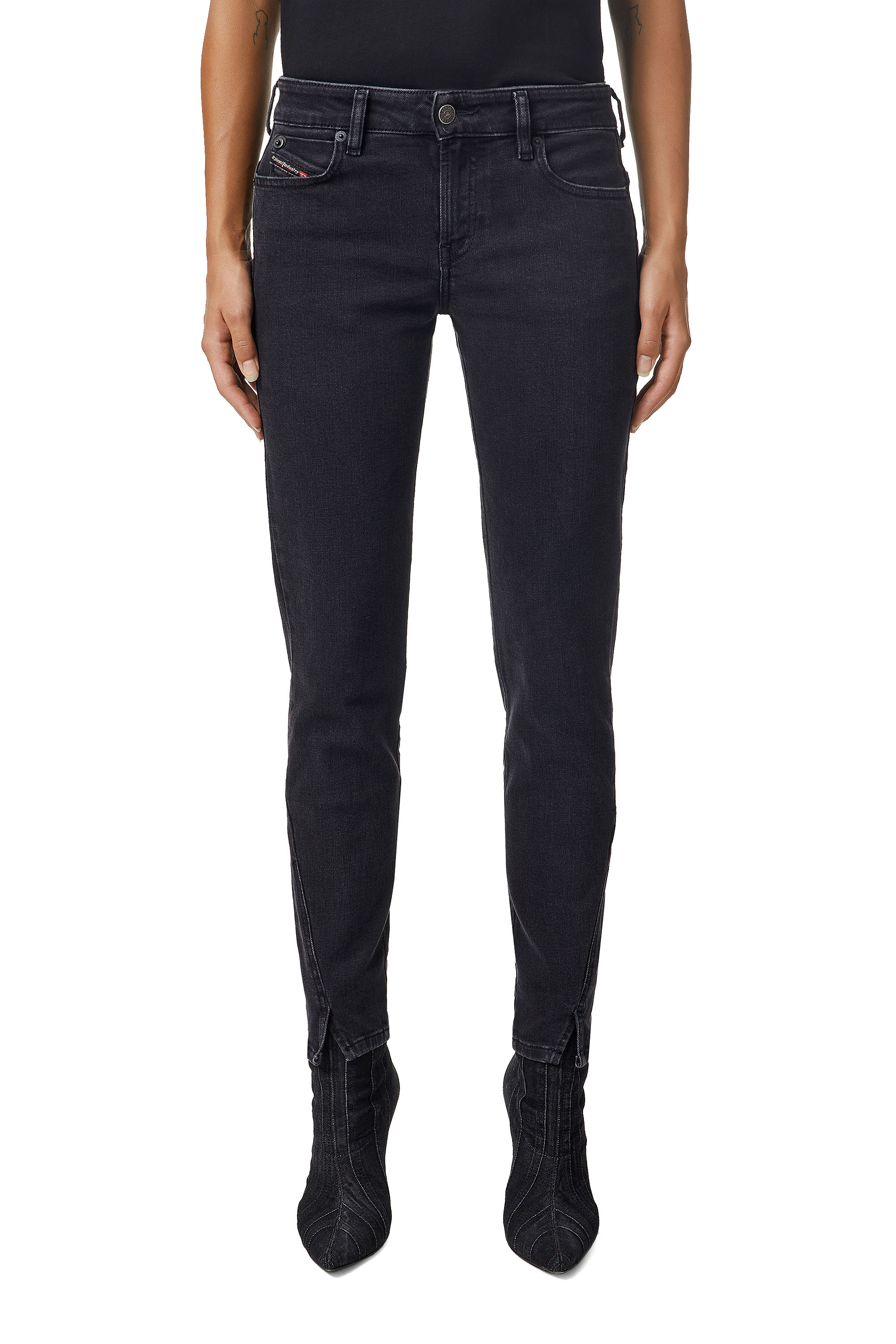 D-Jevel 0870G, Negro/Gris oscuro - Vaqueros