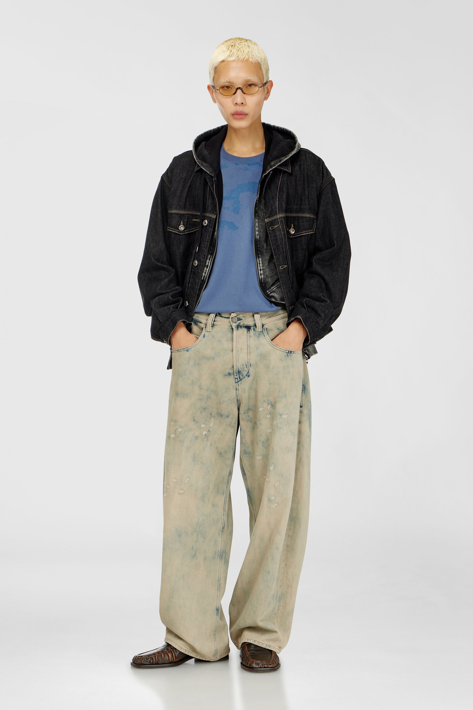 Diesel - T-BOXT-N14, Camiseta con logotipo desgastado en relieve Hombre in ToBeDefined - 2