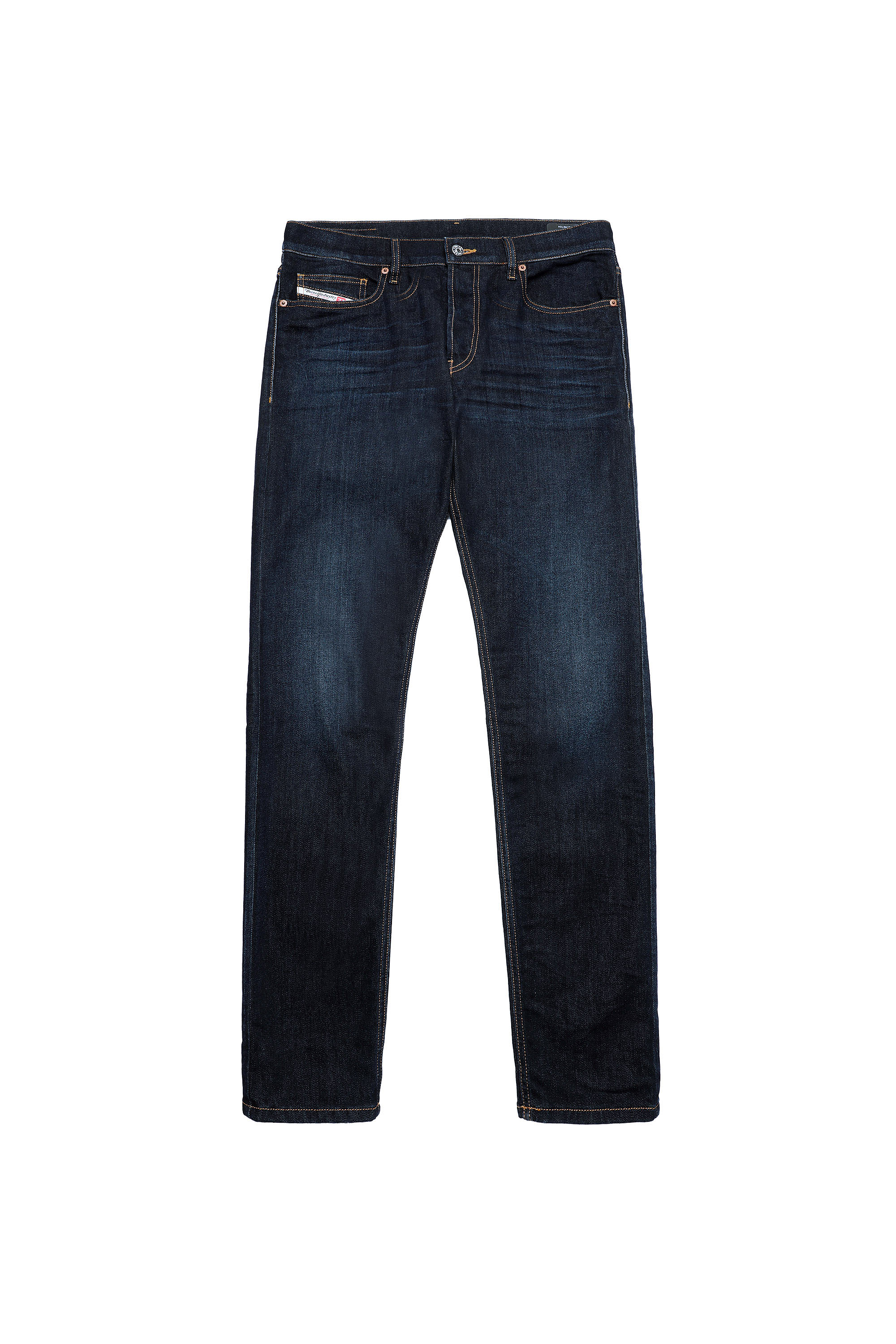 Diesel - D-Luster 009ZS Slim Jeans, Azul Oscuro - Image 6