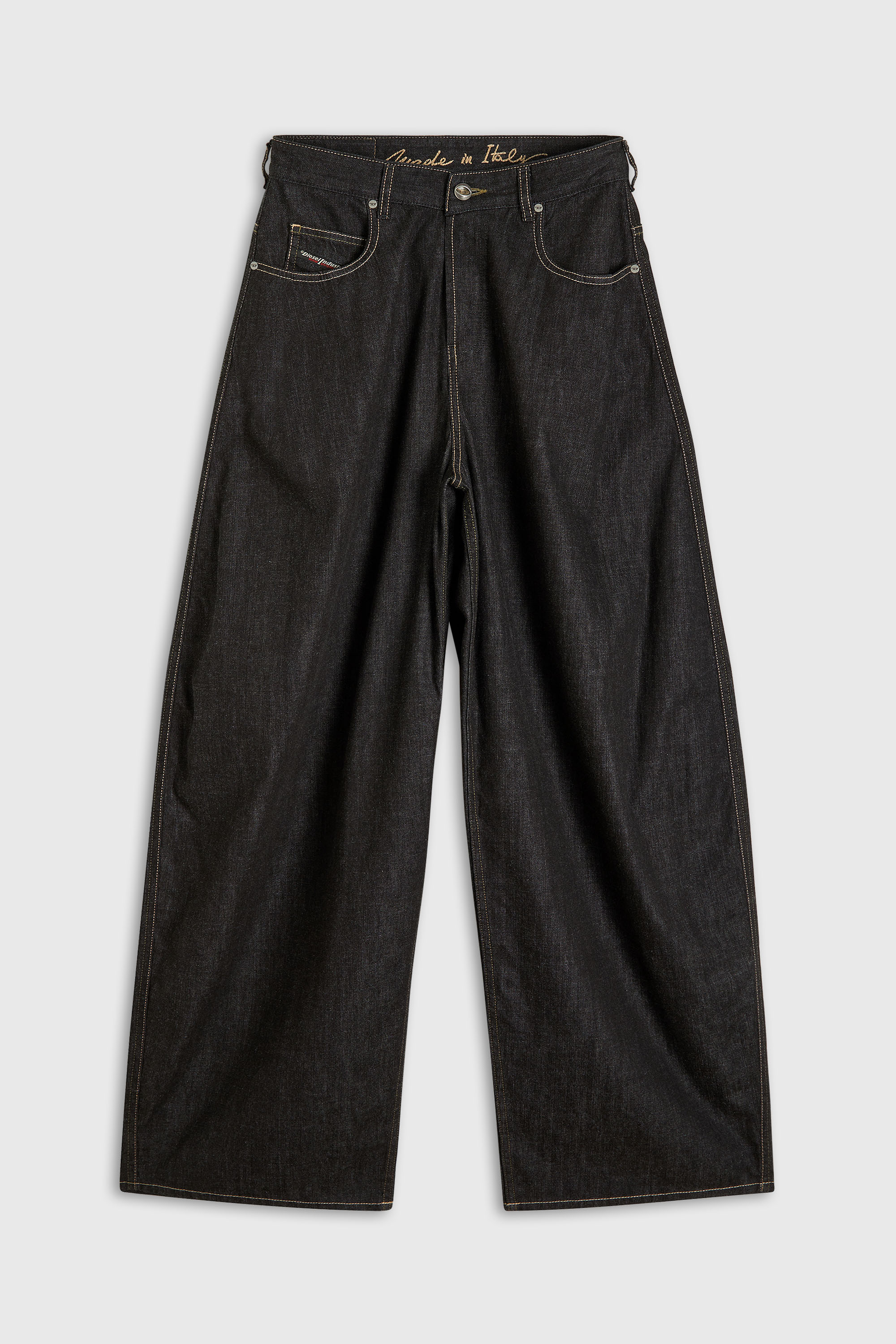 Diesel - Relaxed Jeans 1987 D-Khelz 09R42 Mujer, Negro/Gris oscuro - 2