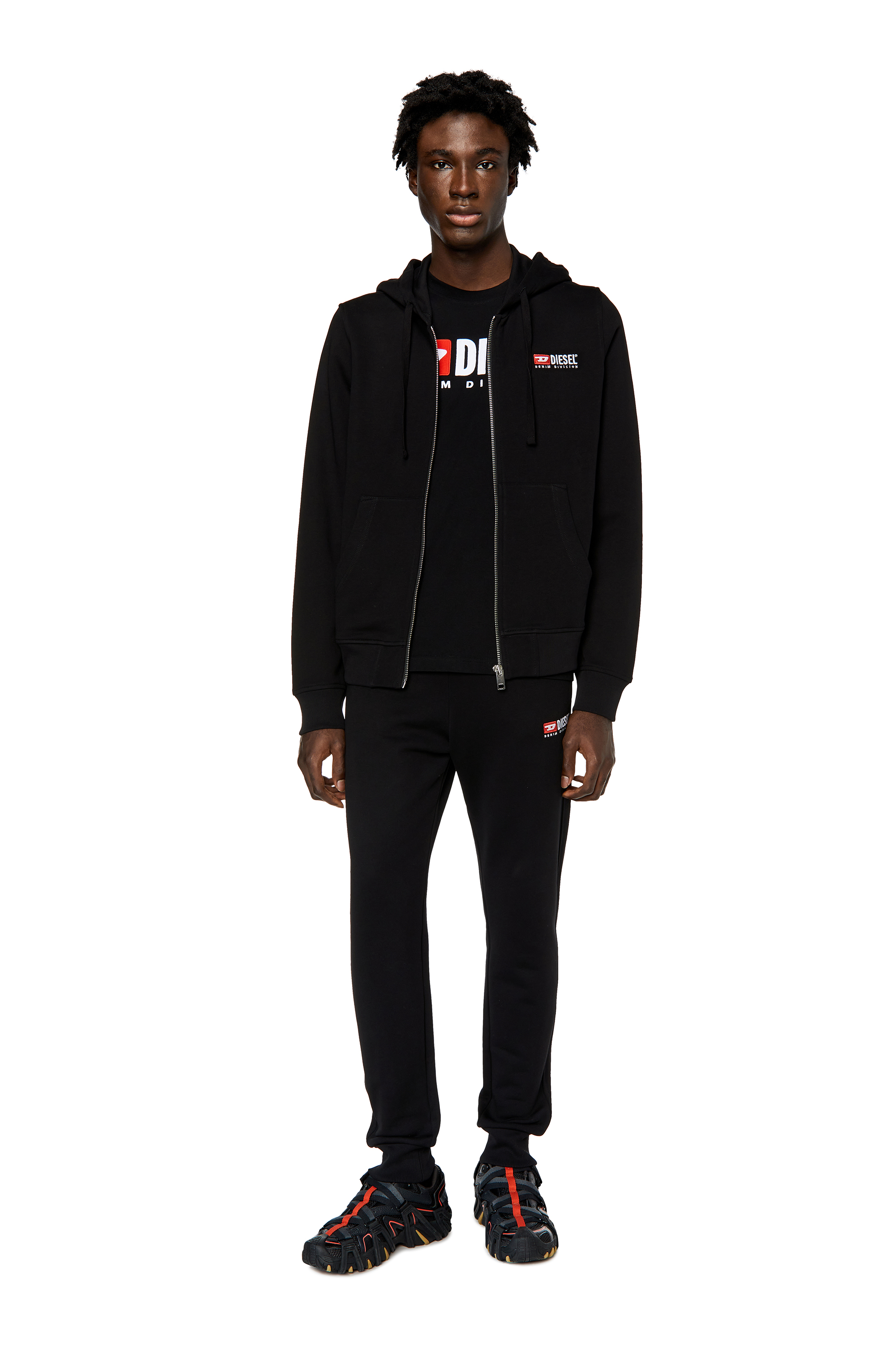 Diesel - S-GINN-HOOD-ZIP-DIV, Negro - Image 2
