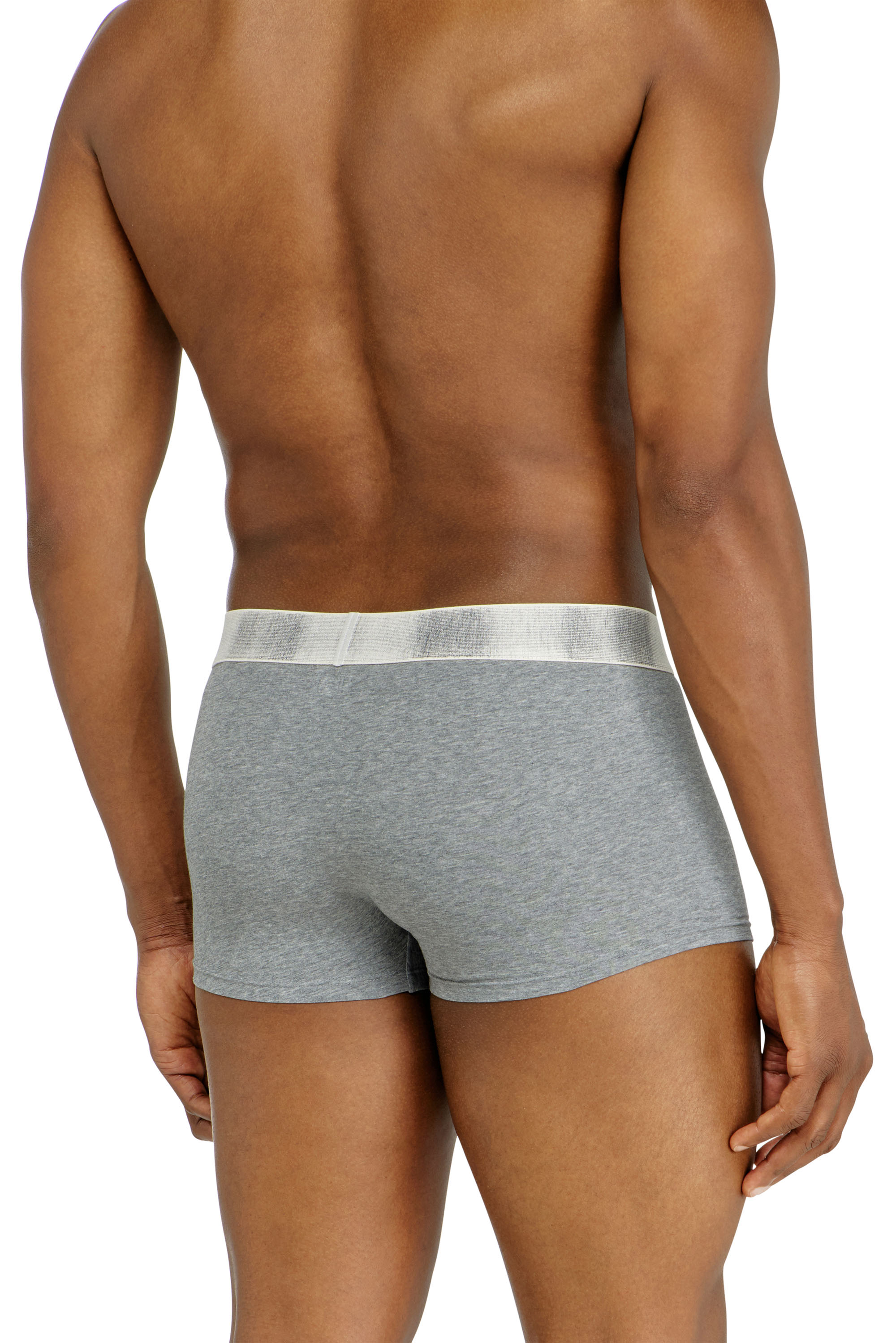 Diesel - DAMIEN-DNM-3PACK, Paquete de tres b&oacute;xers de algod&oacute;n el&aacute;stico con cinturilla de sat&eacute;n Hombre in Multicolor - 4