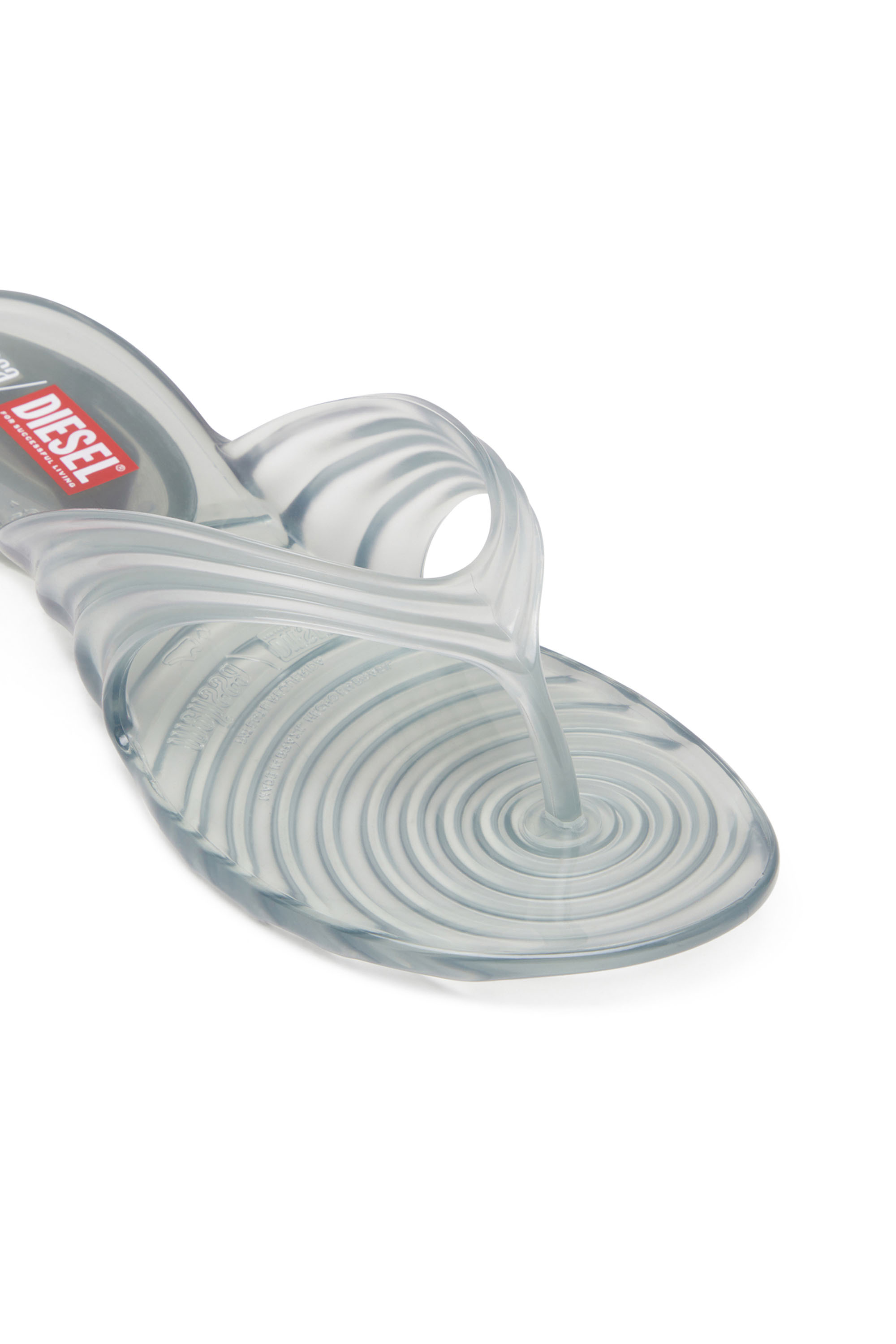 Diesel - MELISSA QUANTUM THONG, Chanclas esculturales en Melflex&reg; Mujer in Gris - 6