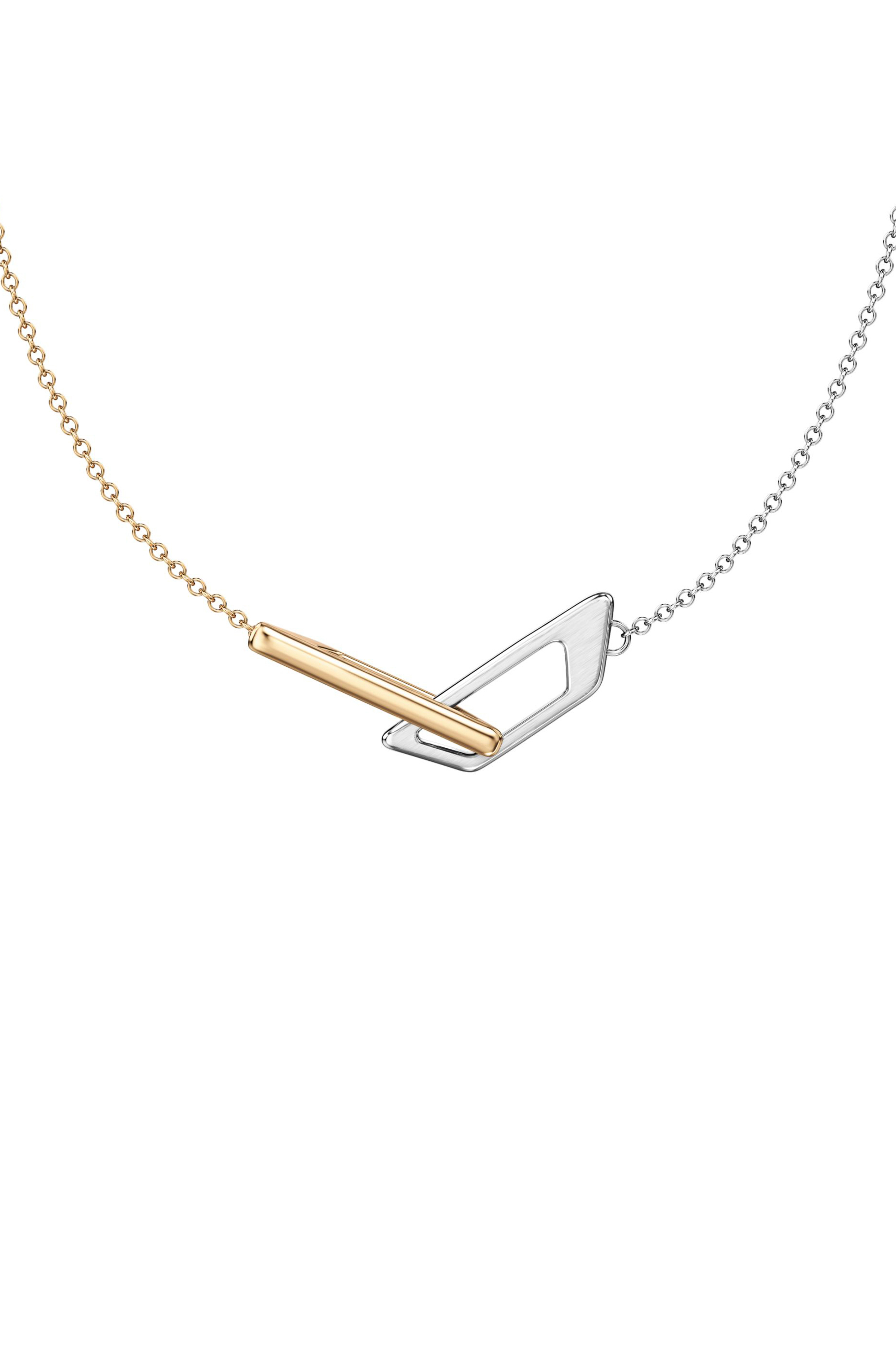 Diesel - DX1687931  JEWELLERY, Collar de cadena de acero inoxidable Unisex in Plateado - 2
