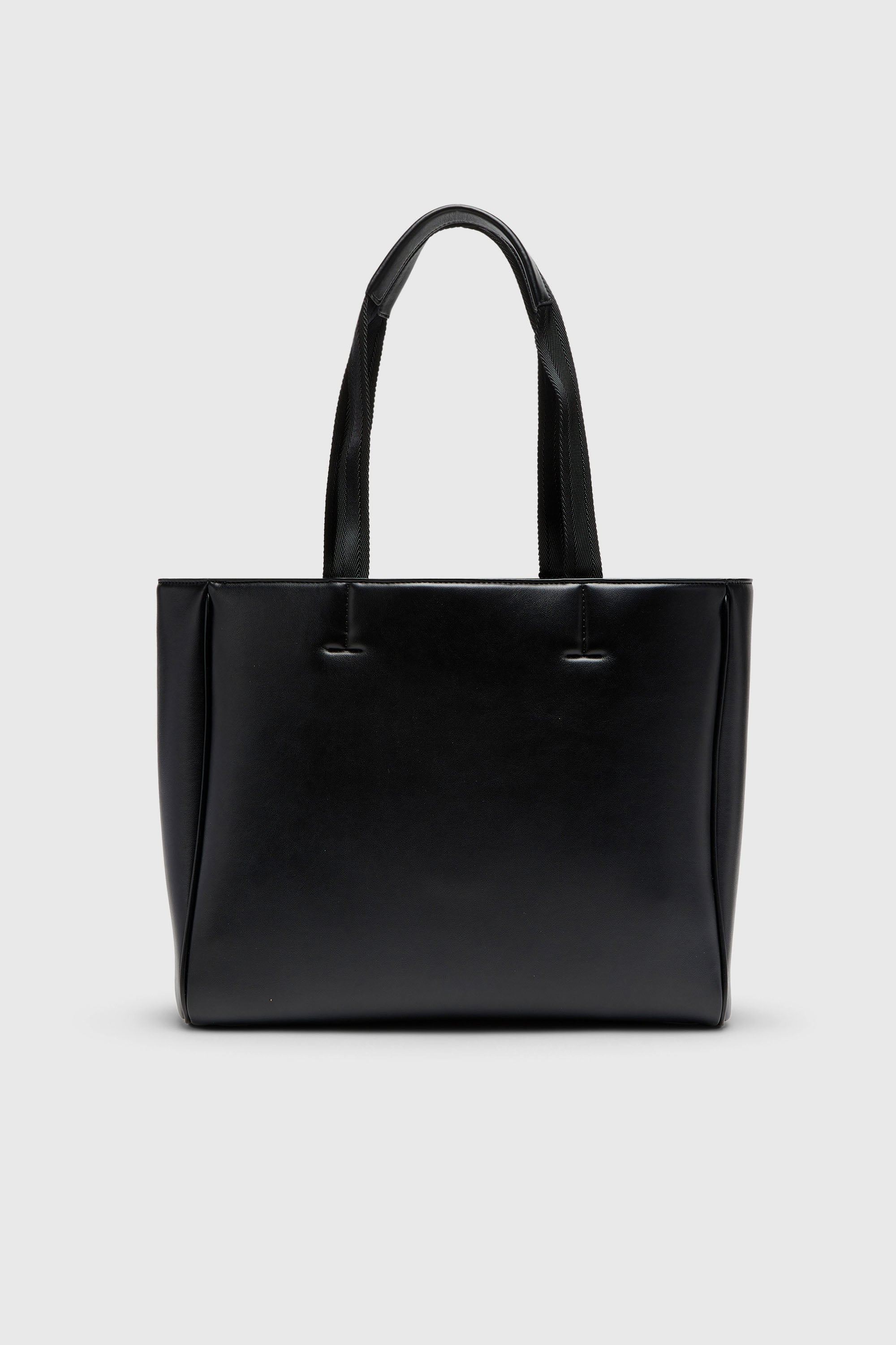 Diesel - HOLI-D SHOPPER EW, Holi-D-Bolso shopper cuadrado de neopreno reforzado Unisex in Negro - 2