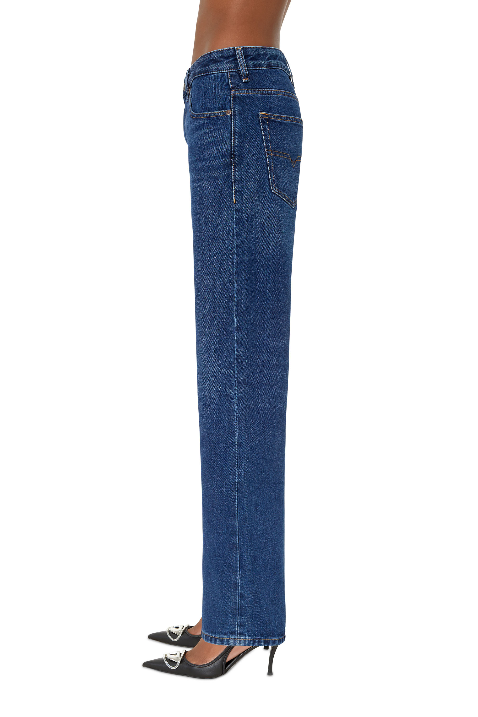 Diesel - 1999 007E6 Straight Jeans, Azul Oscuro - Image 4