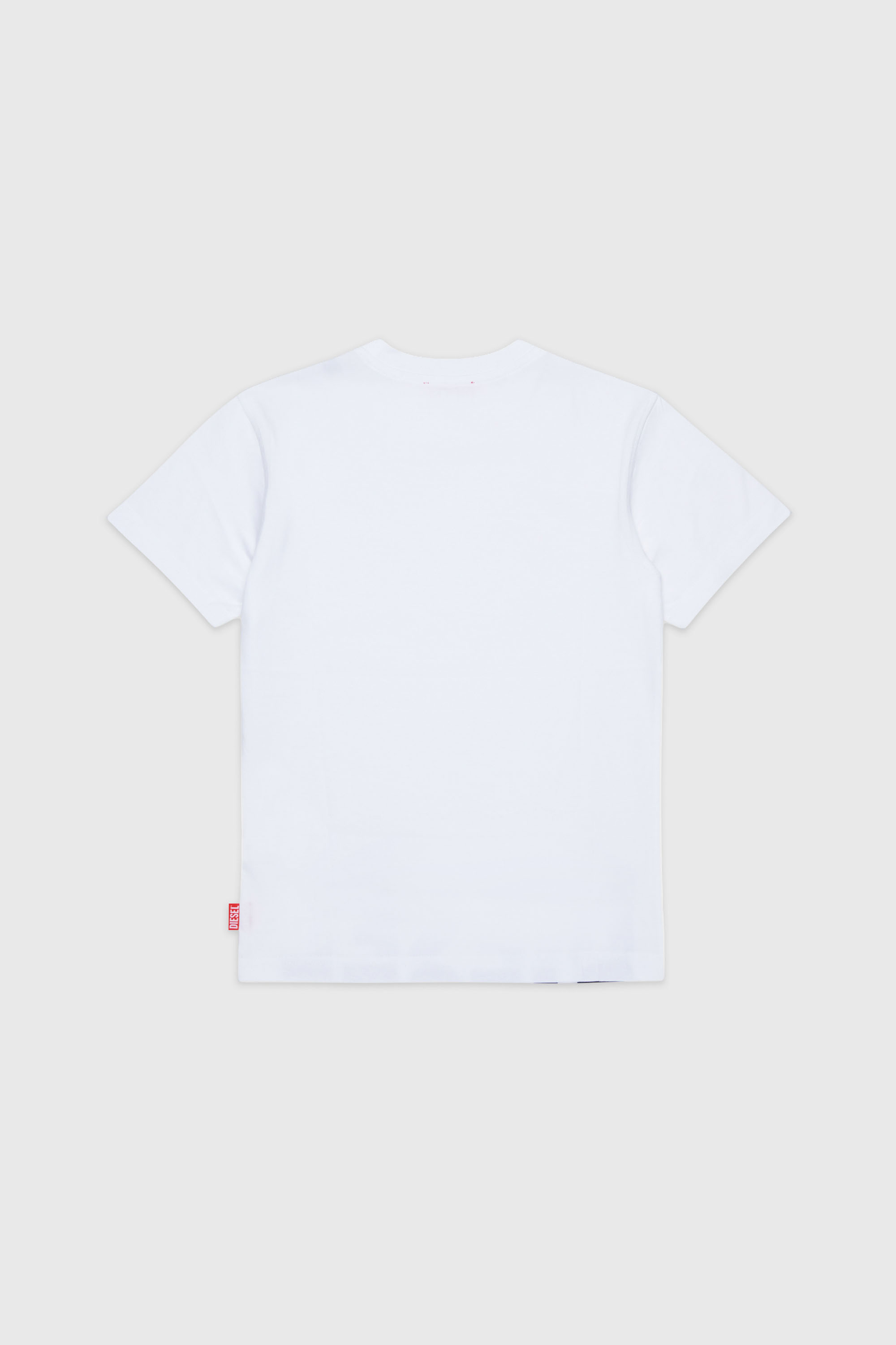 Diesel - TPRES, Camiseta con logo recortado Hombre in Blanco - 2