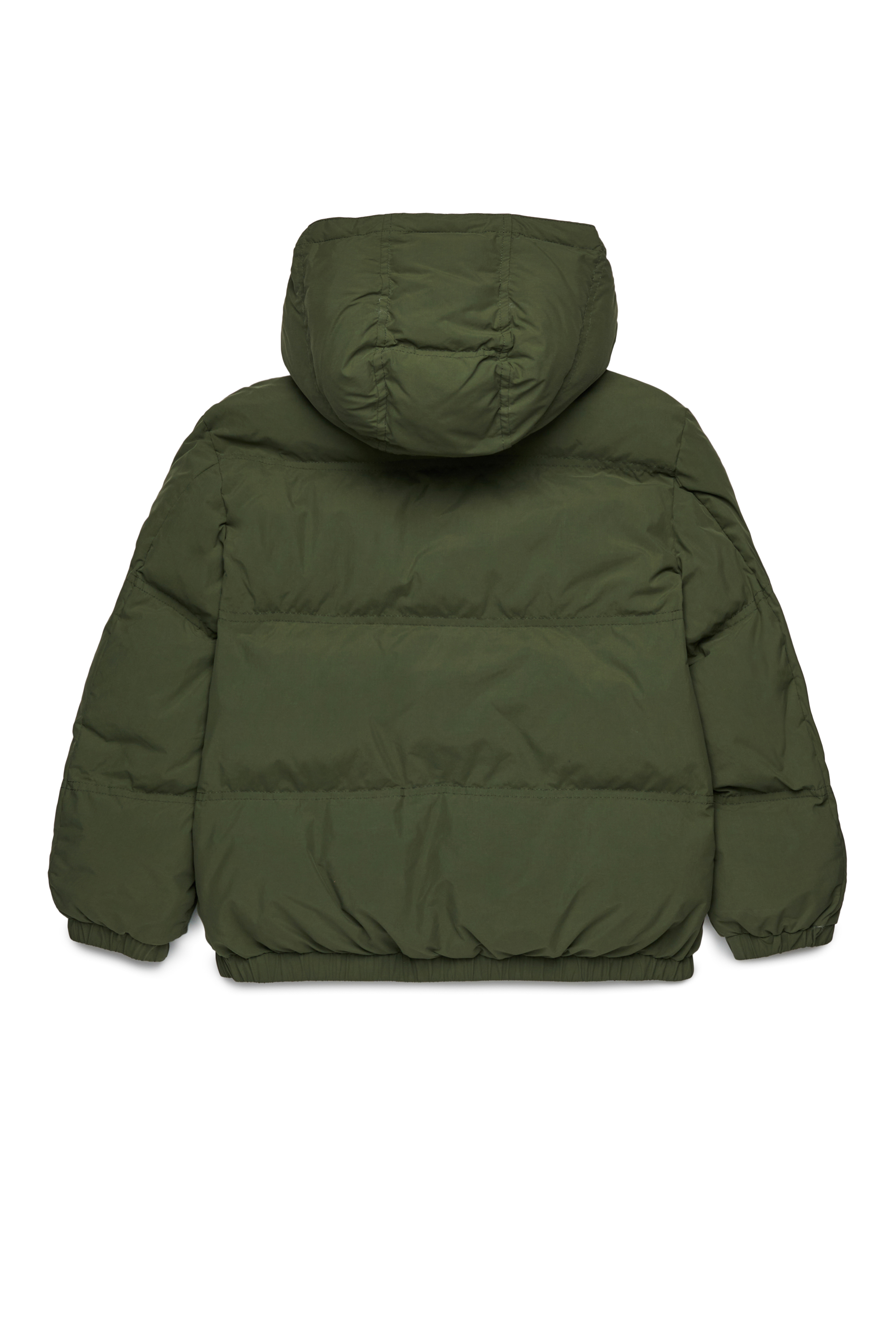 Diesel - JWRAVEEL, Chaqueta de nylon con capucha Unisex in Verde - 2