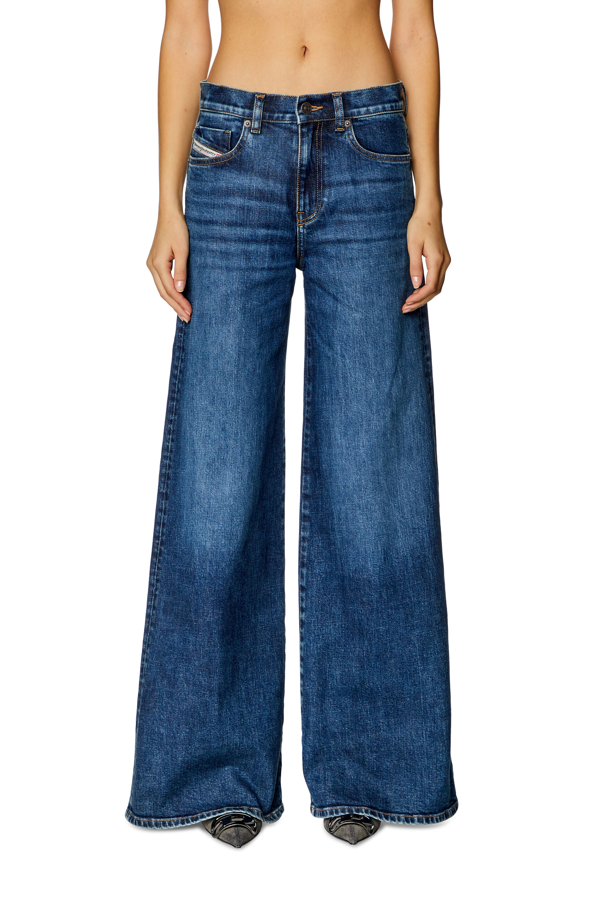 Diesel - Bootcut and Flare Jeans 1978 D-Akemi 0PFAZ, Azul Oscuro - Image 2