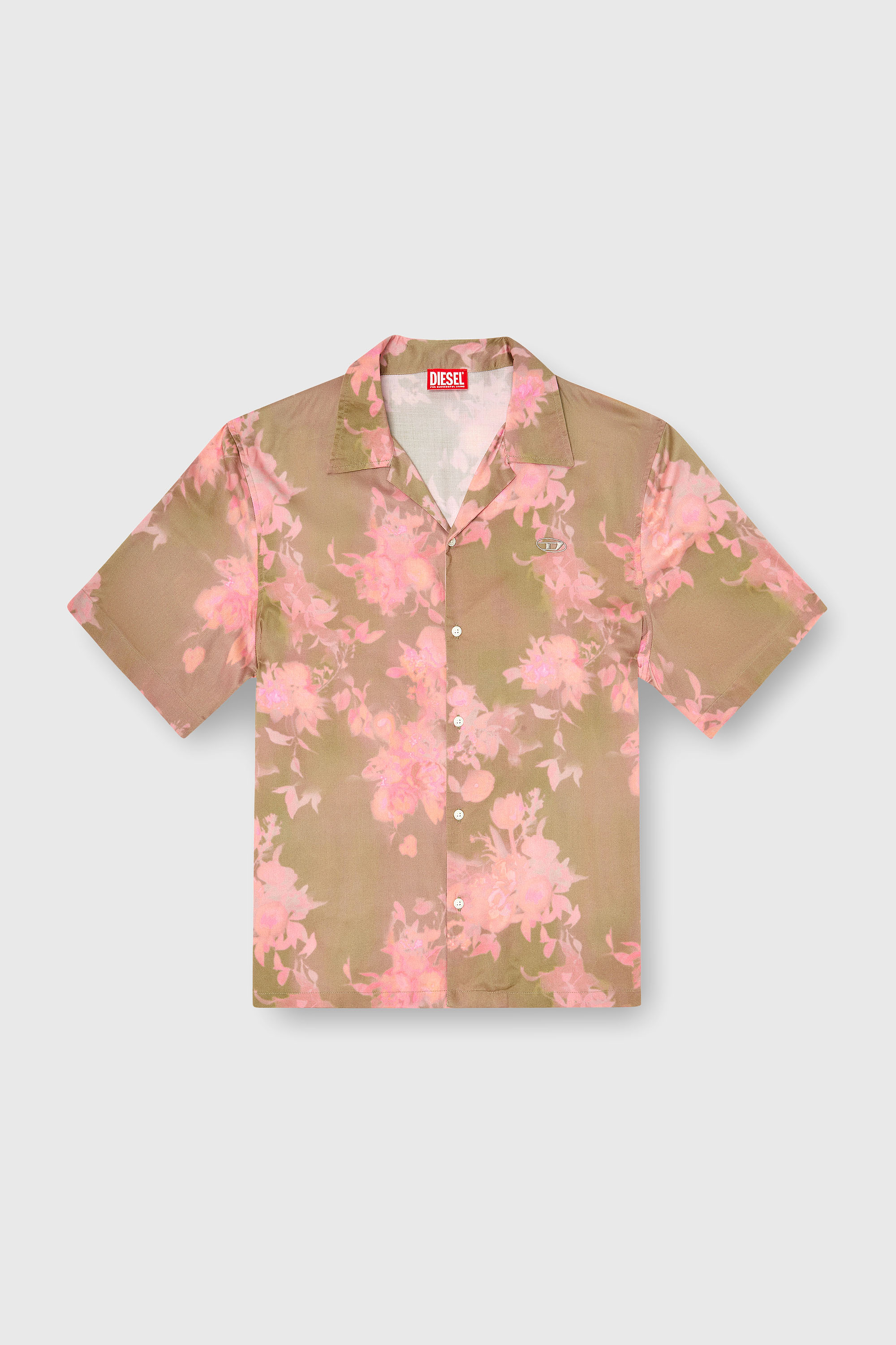 Diesel - S-BRAD-QMCE, Camisa de lyocell con estampado floral integral Hombre in Multicolor - 2