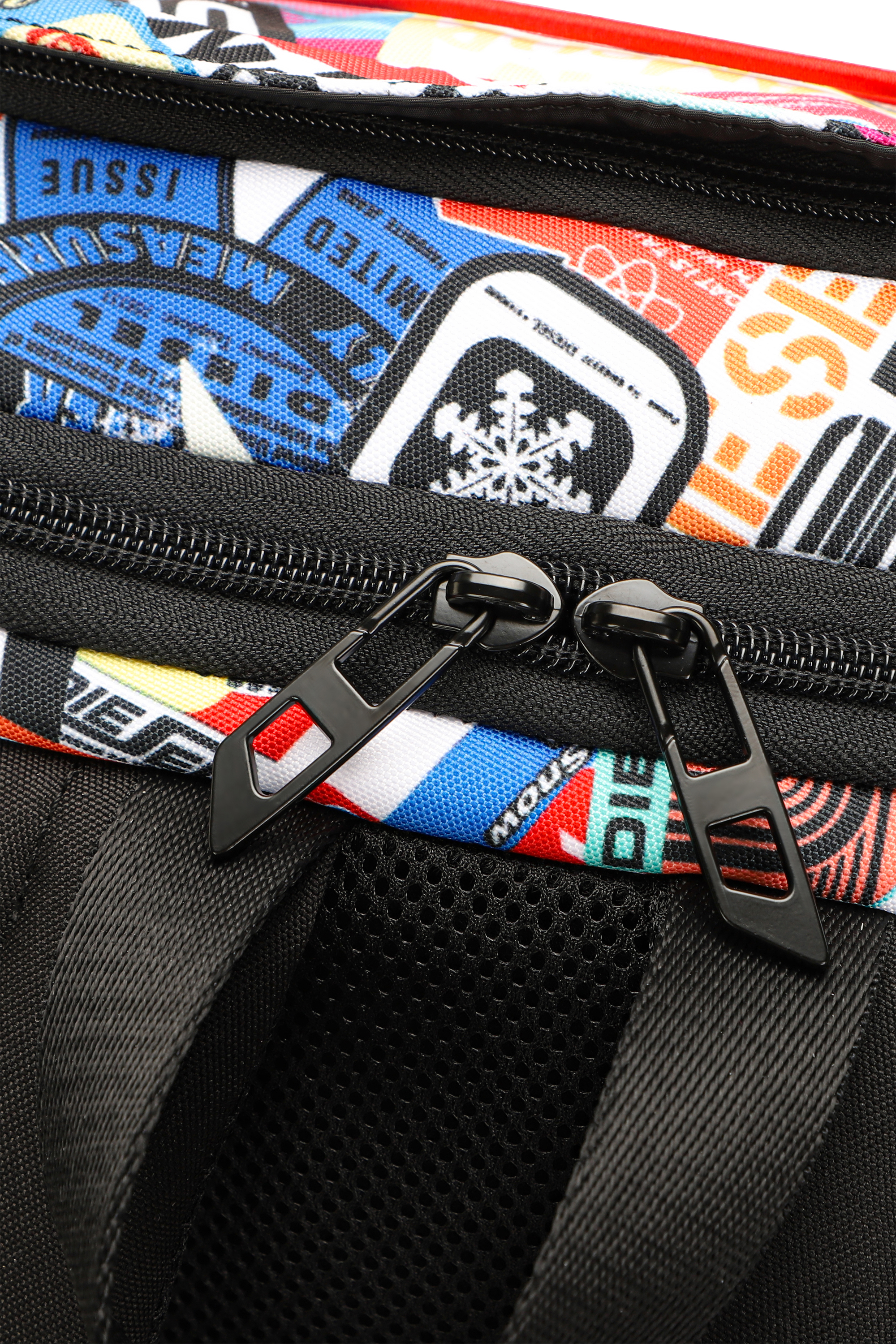 Diesel - DIESEL PC PRINTED BACKPACK-STICKERS- DSB, Mochila multifuncional con pegatinas Unisex in Multicolor - 2