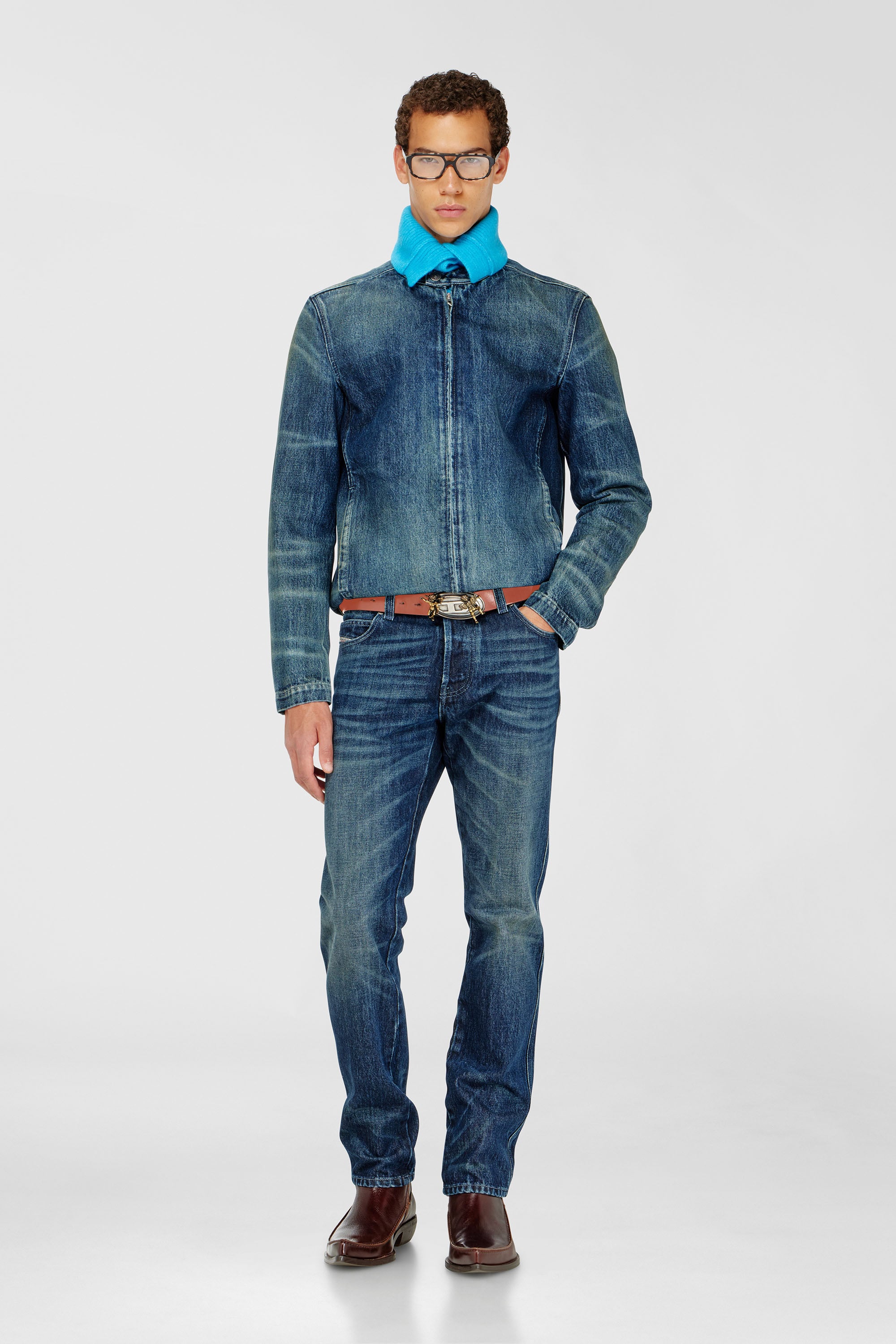 Diesel - Slim Jeans 1993 D-Vyl 007FZ Hombre, Azul Oscuro - 1