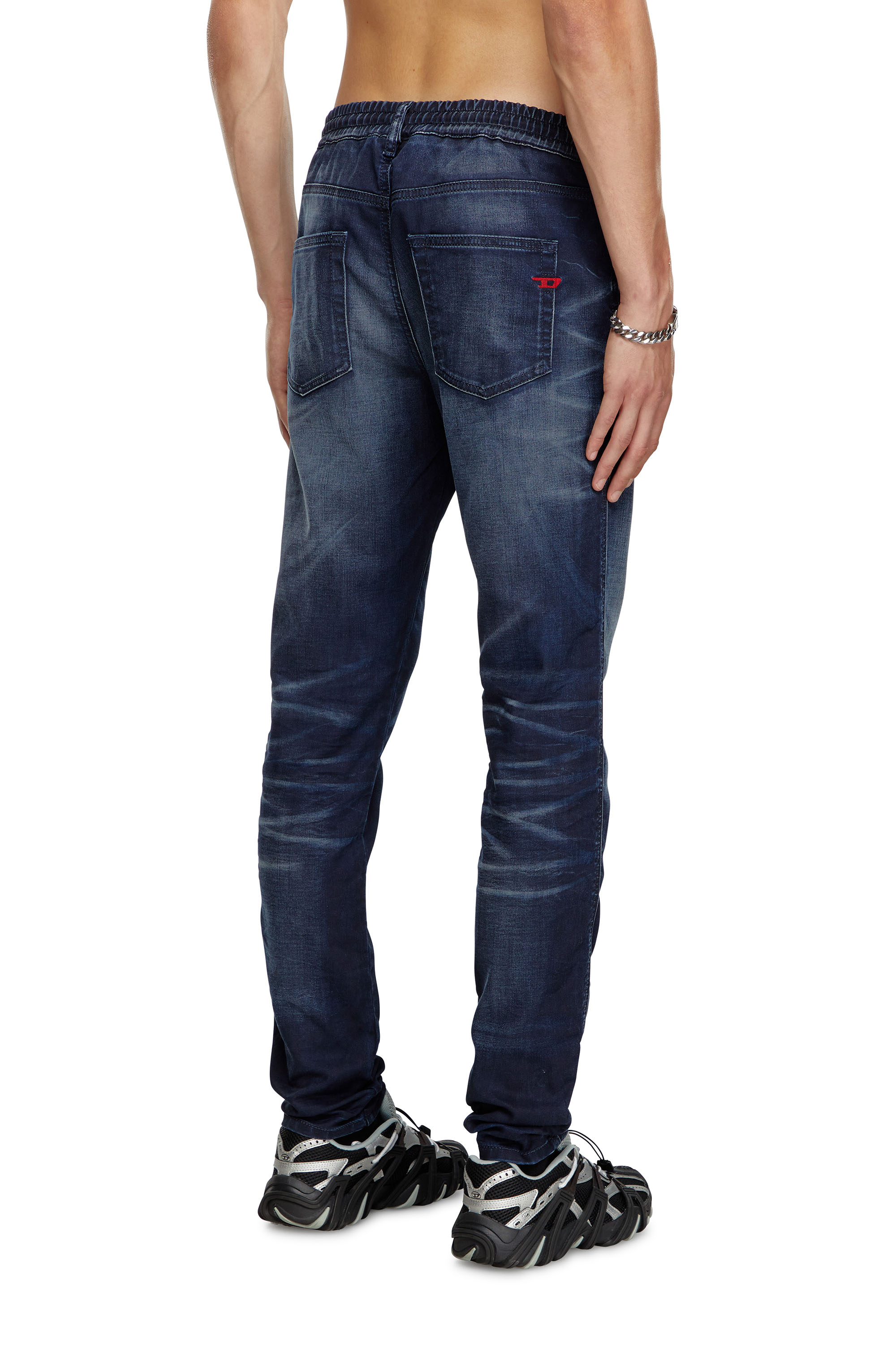 Diesel - Man's Slim 2060 D-Strukt Joggjeans® 068LY, Dark Blue - 4