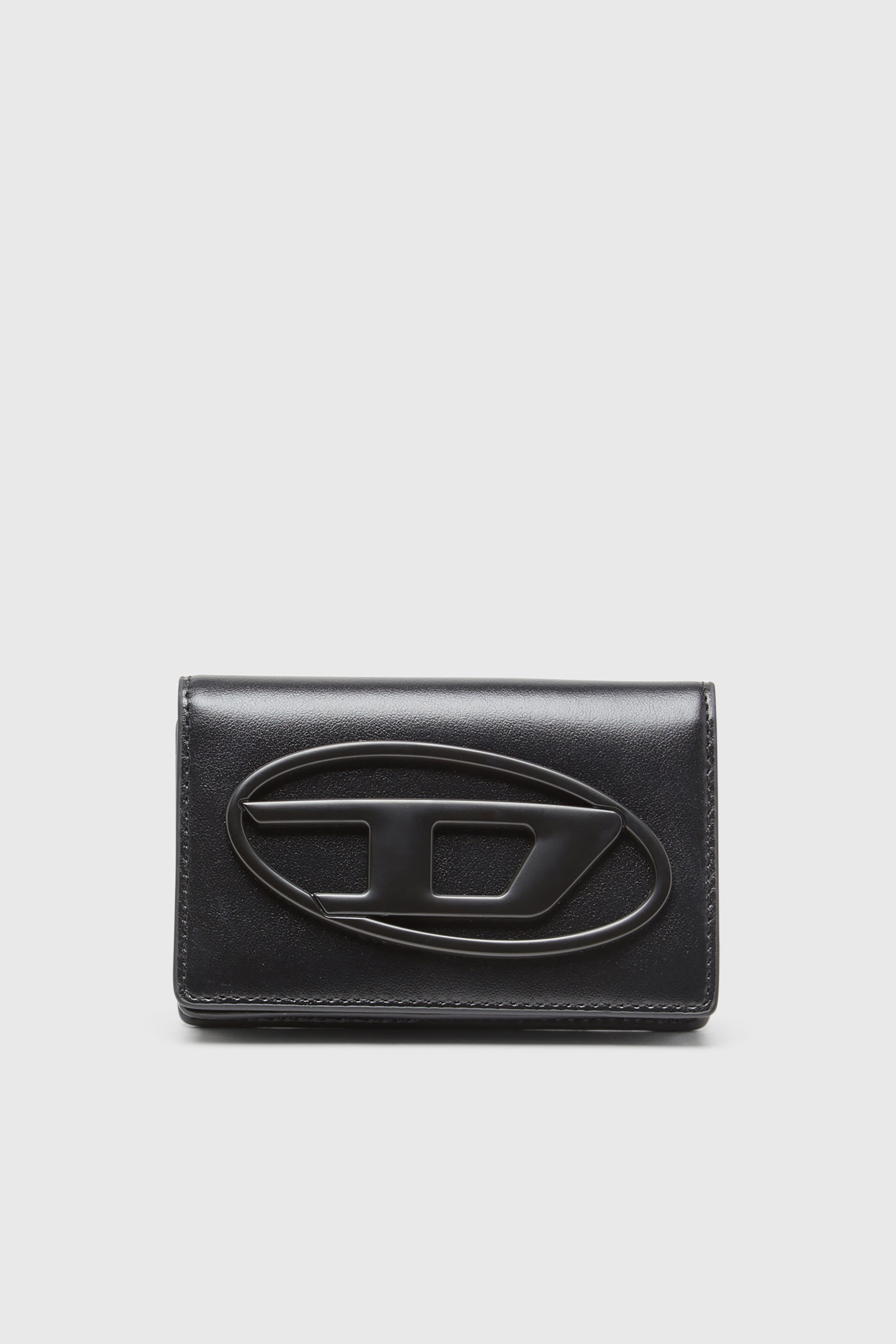 Diesel - HOLI-D CARD HOLDER IV, Tarjetero compacto de cuero Hombre in Negro - 1