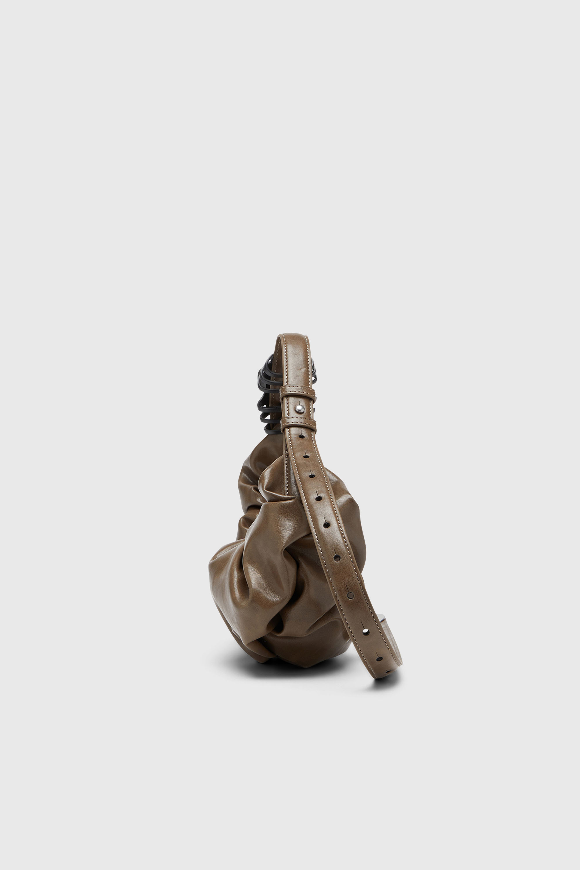 Diesel - GRAB-D HOBO S, Grab-D-Bolso hobo peque&ntilde;o arrugado Mujer in Marr&oacute;n - 4