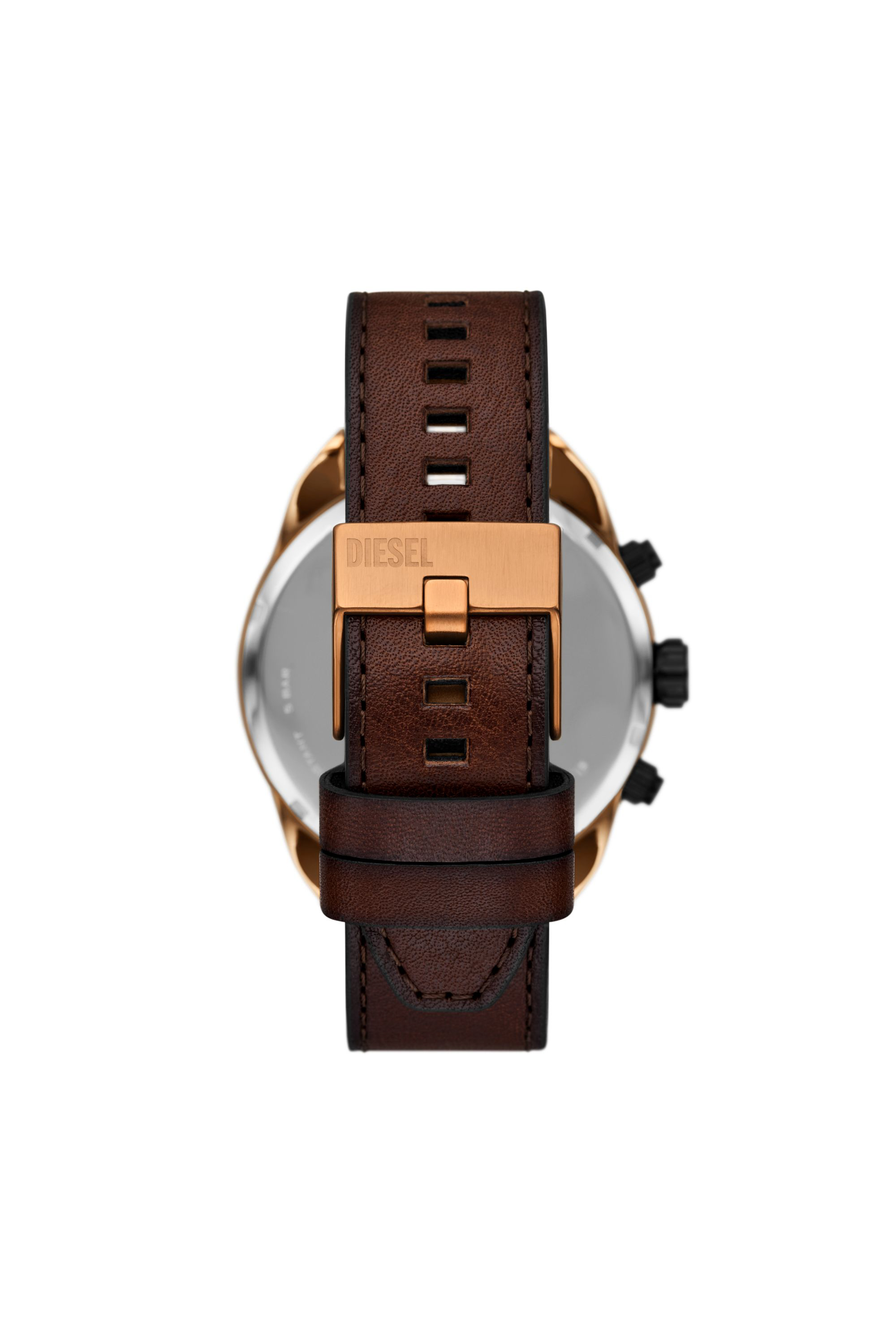 Diesel - DZ4698 WATCH, Reloj Spiked de cuero marrón Hombre in Marrón - 2