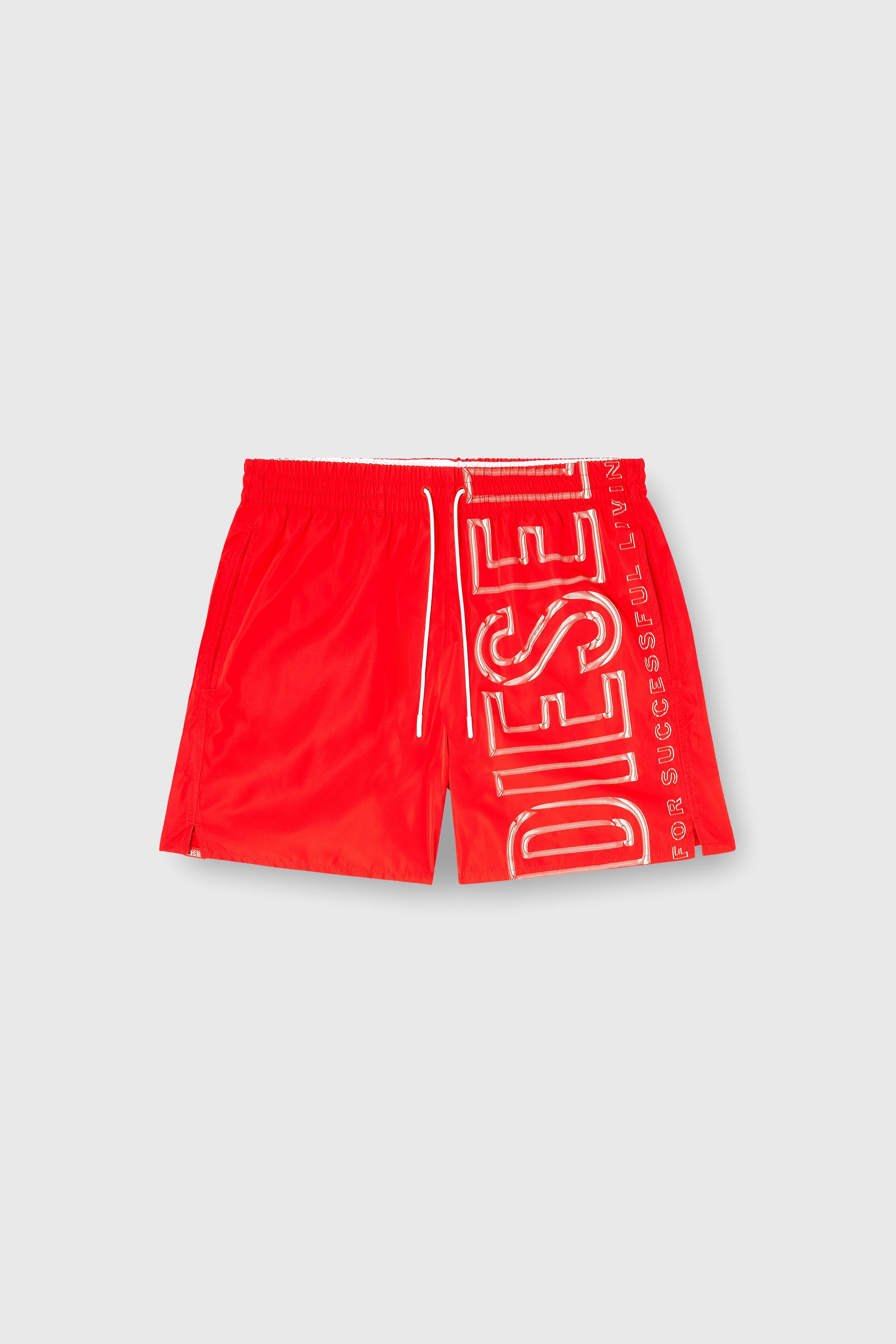 Diesel - SOCCER-41-D-CORE, Ba&ntilde;ador con estampado de logotipo oversize Hombre in Rojo - 2