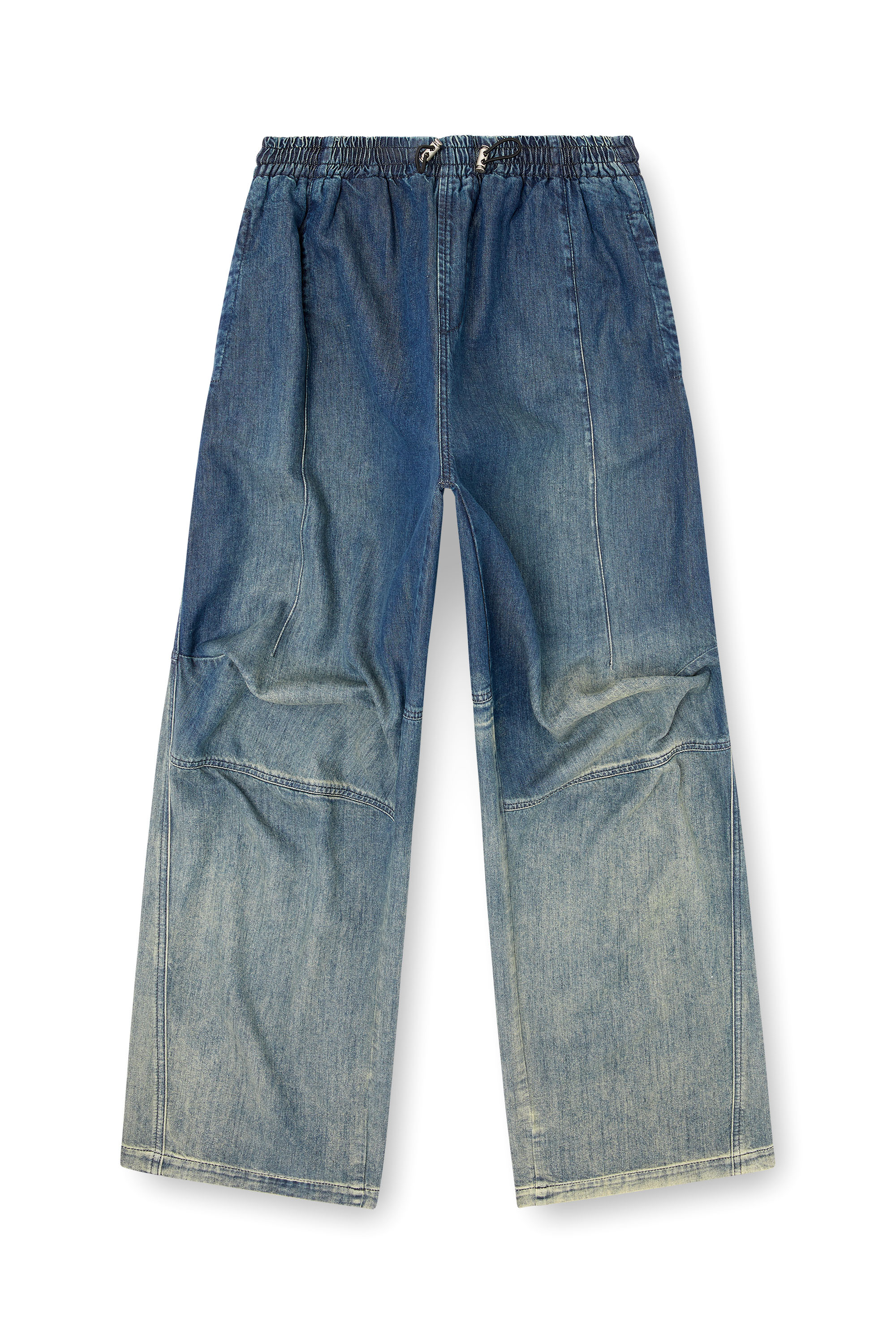 Diesel - Relaxed Jeans D-Pari 068TC Hombre, Azul Oscuro - 3