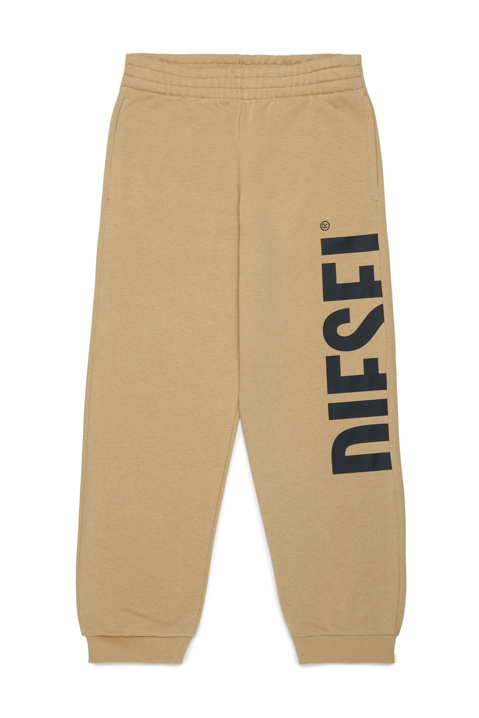 Diesel - PRES, Pantal&oacute;n de ch&aacute;ndal con logo cortado Hombre in Marr&oacute;n - 1