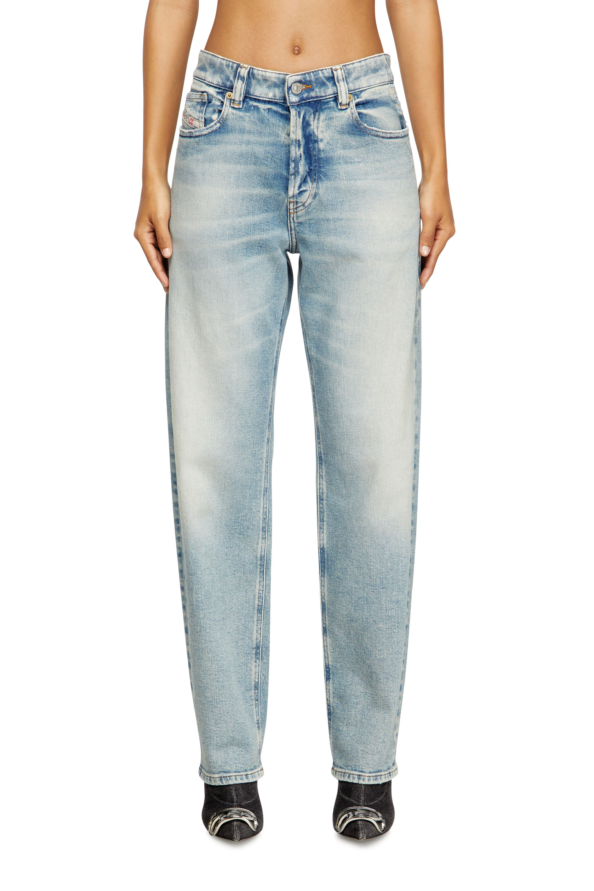 Diesel - Regular Jeans 1988 D-Ark 09M21 Mujer, Azul Claro - 1