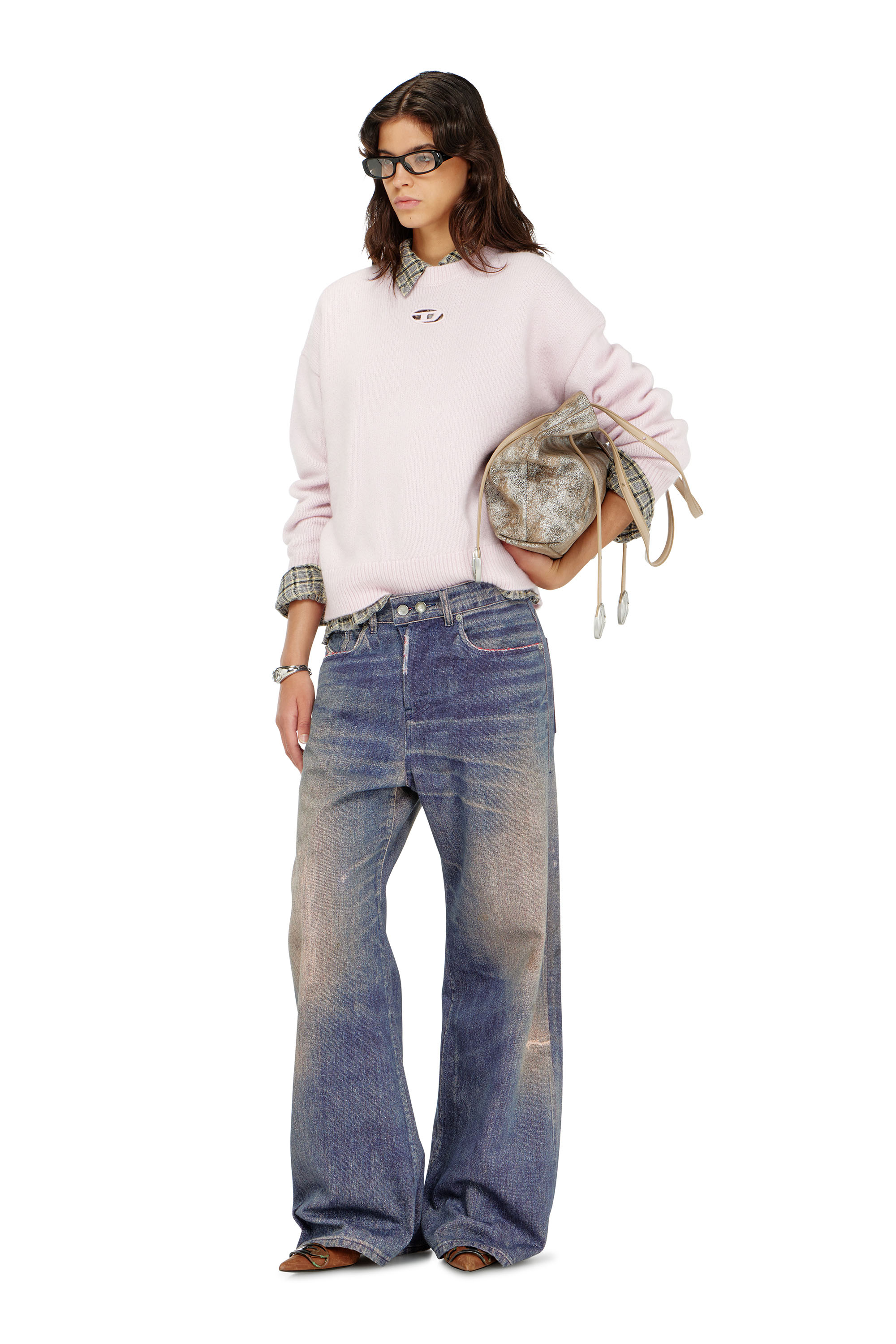Diesel - M-AREETA, Jersey de mezcla de lana y alpaca Mujer in ToBeDefined - 1