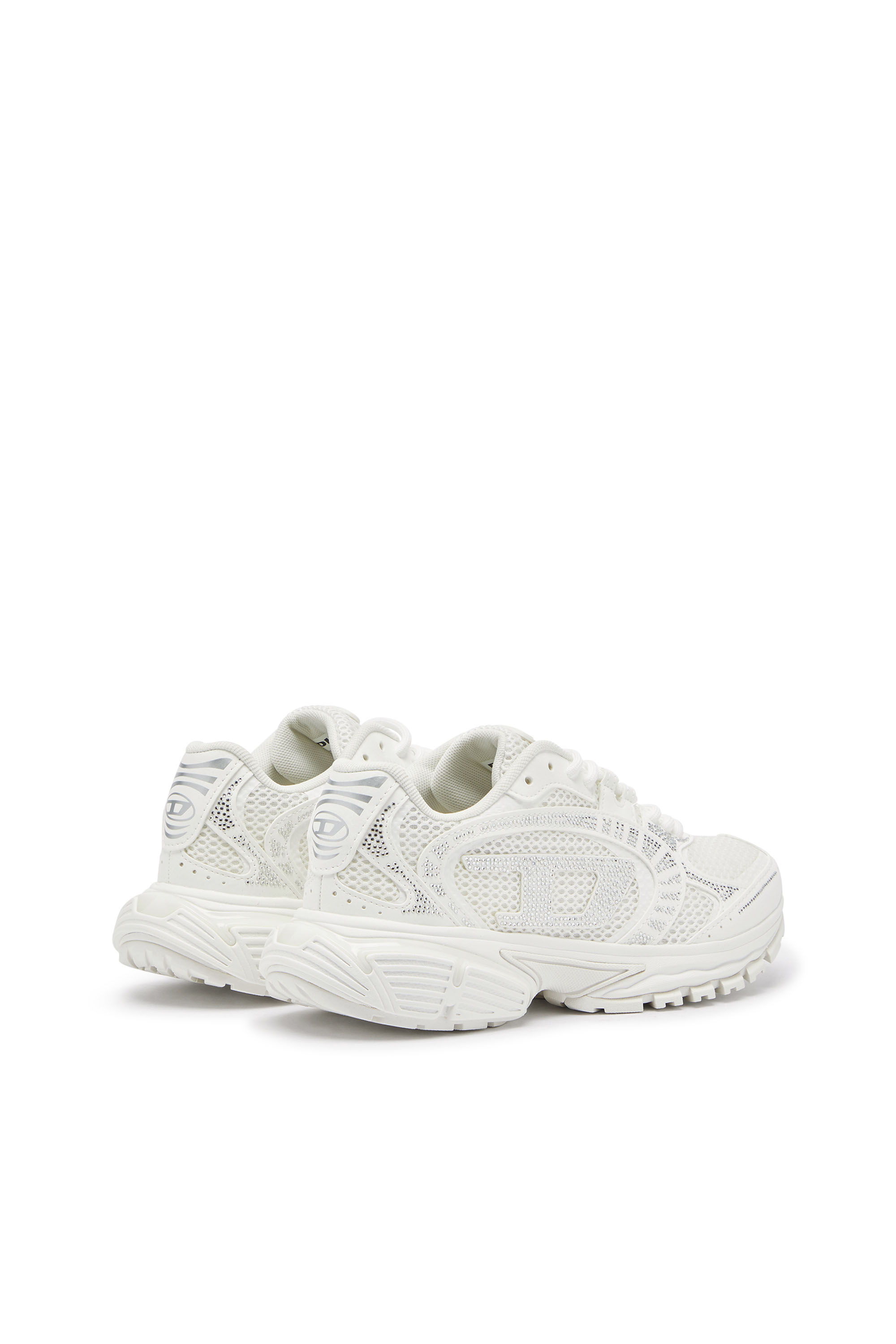 Diesel - S-PRO-V-DENSE LOW W, S-Pro-V-Dense - Zapatillas de malla con cristales Mujer in Blanco - 3