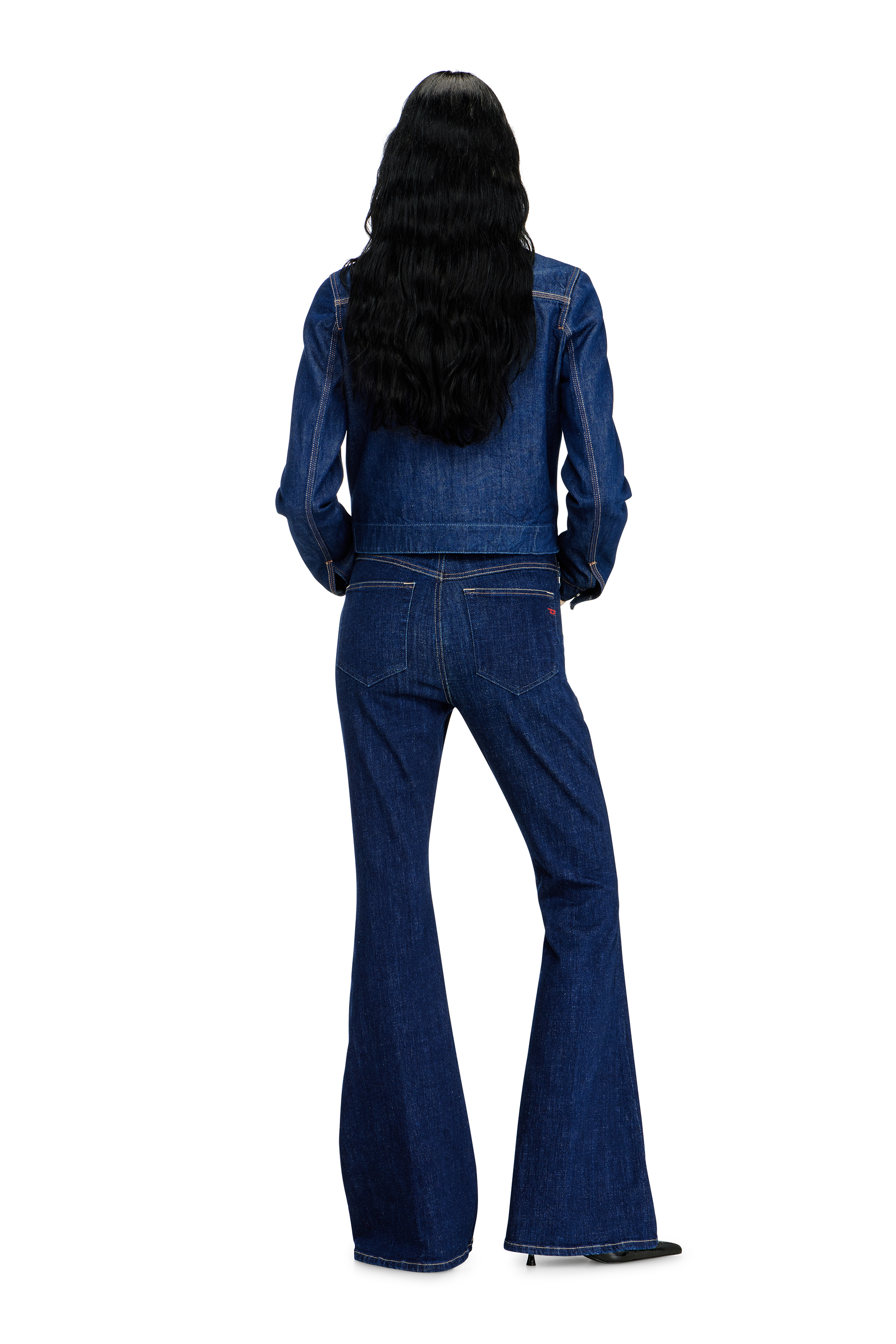 Diesel - Bootcut Jeans 1973 D-Partt 09Q03 Mujer, Azul Oscuro - 3