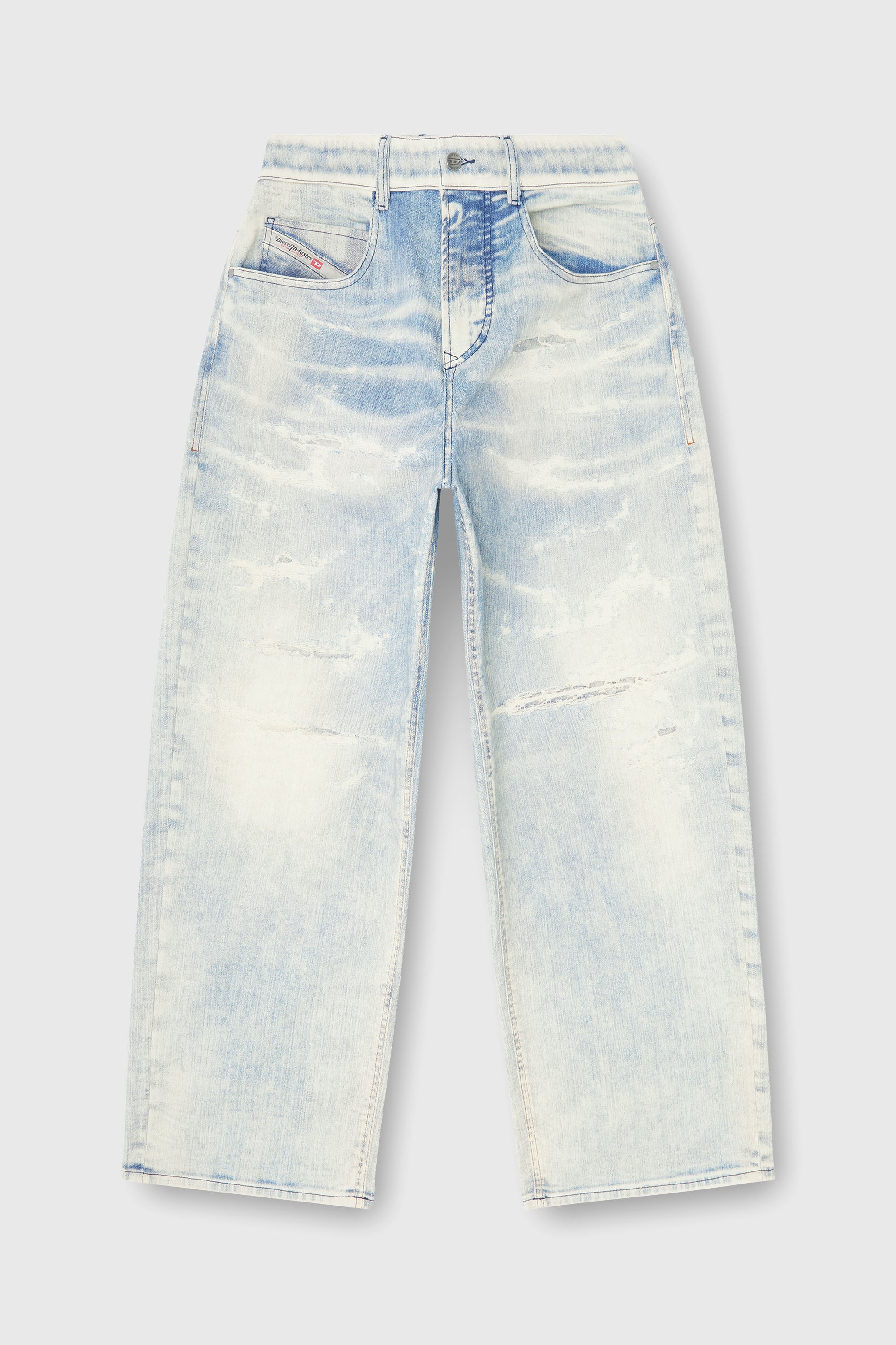 Diesel - Relaxed 2097 D-Enim-M Joggjeans&reg; 068XM Unisex, Azul Claro - 2