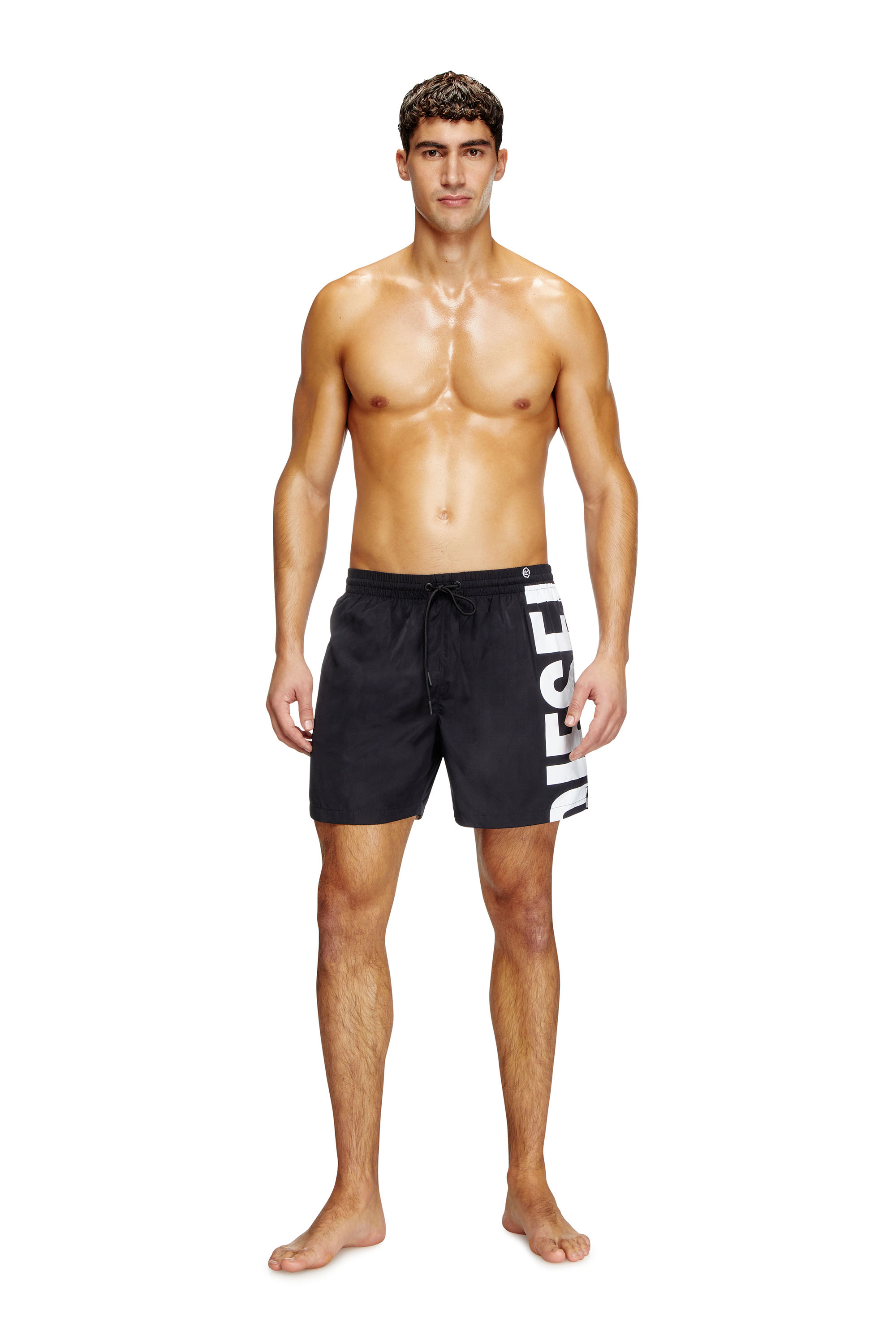 Diesel - RIO-41-D-CORE, Bañador de longitud media con logotipo grande Hombre in Multicolor - 1