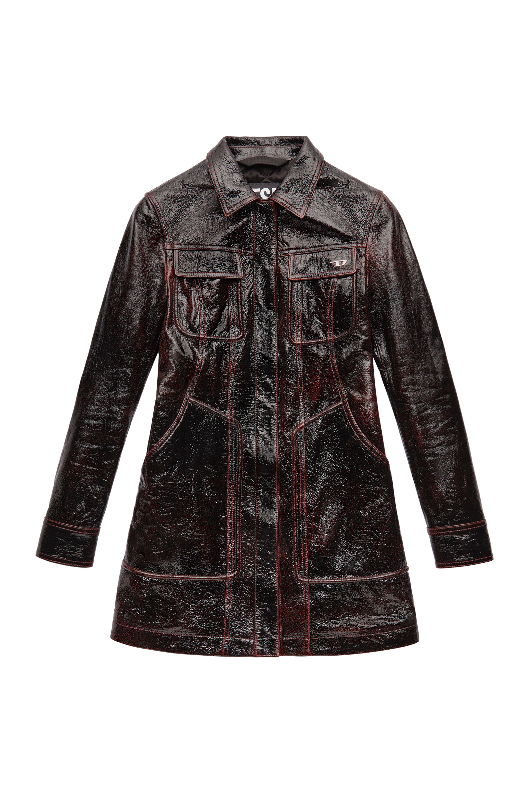 L-VINACCIA, Negro/Morado - Chaquetas de piel
