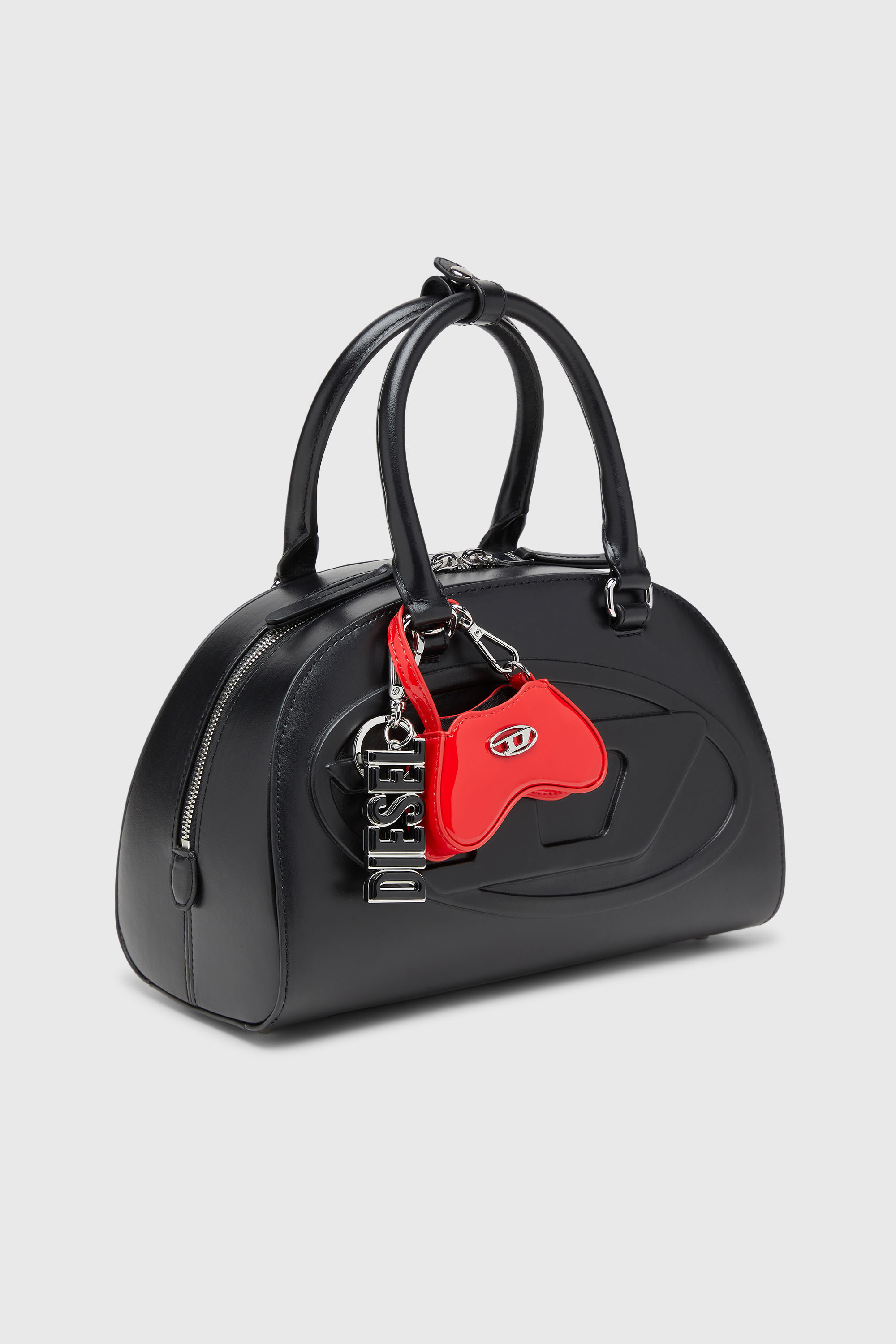 Diesel - DSL 3D KEY RING, Llavero DIESEL de metal y resina Hombre in Negro - 2