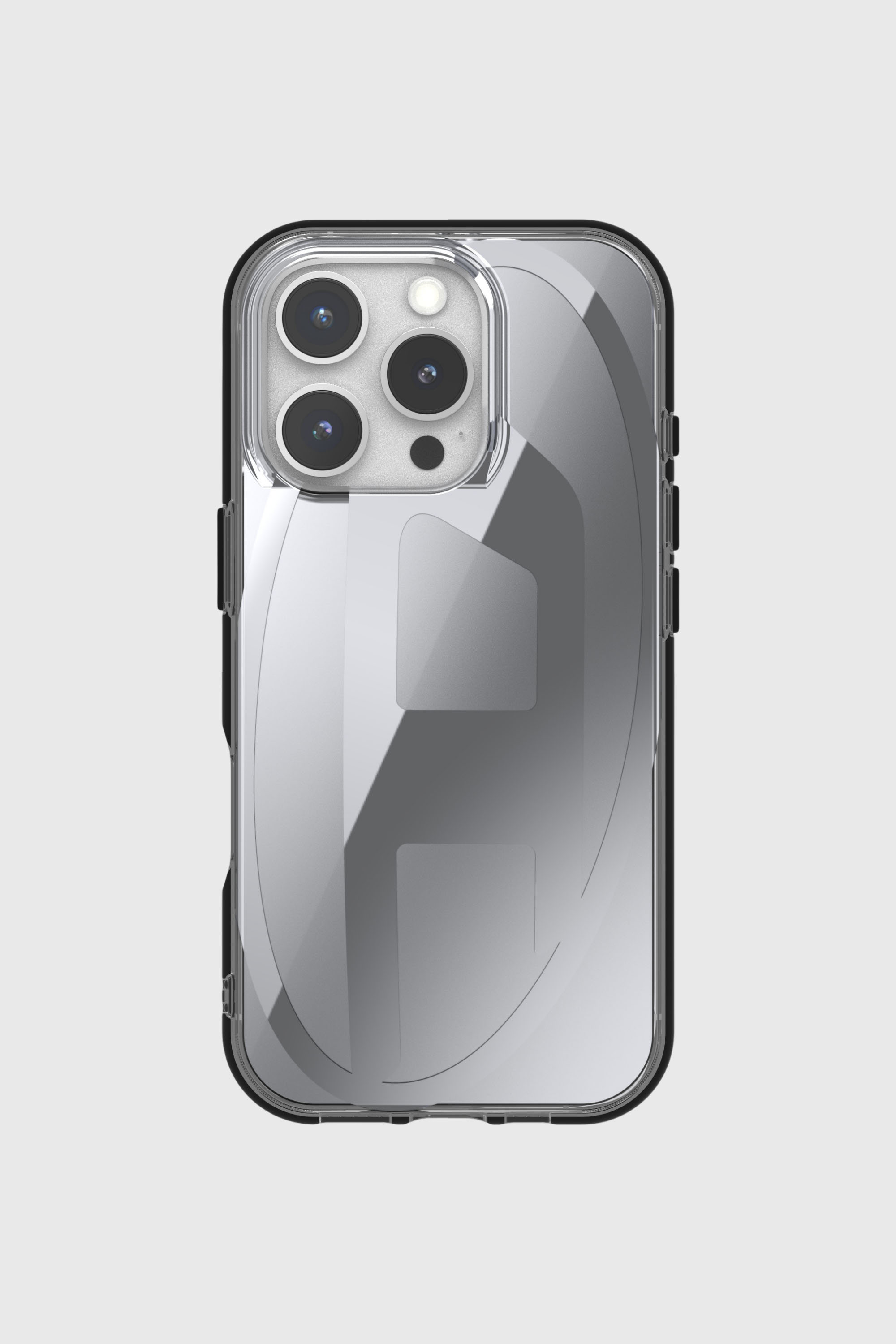 Diesel - 60160 AOP CASE, iP 16 Pro Oval D Unisex in Gris - 2