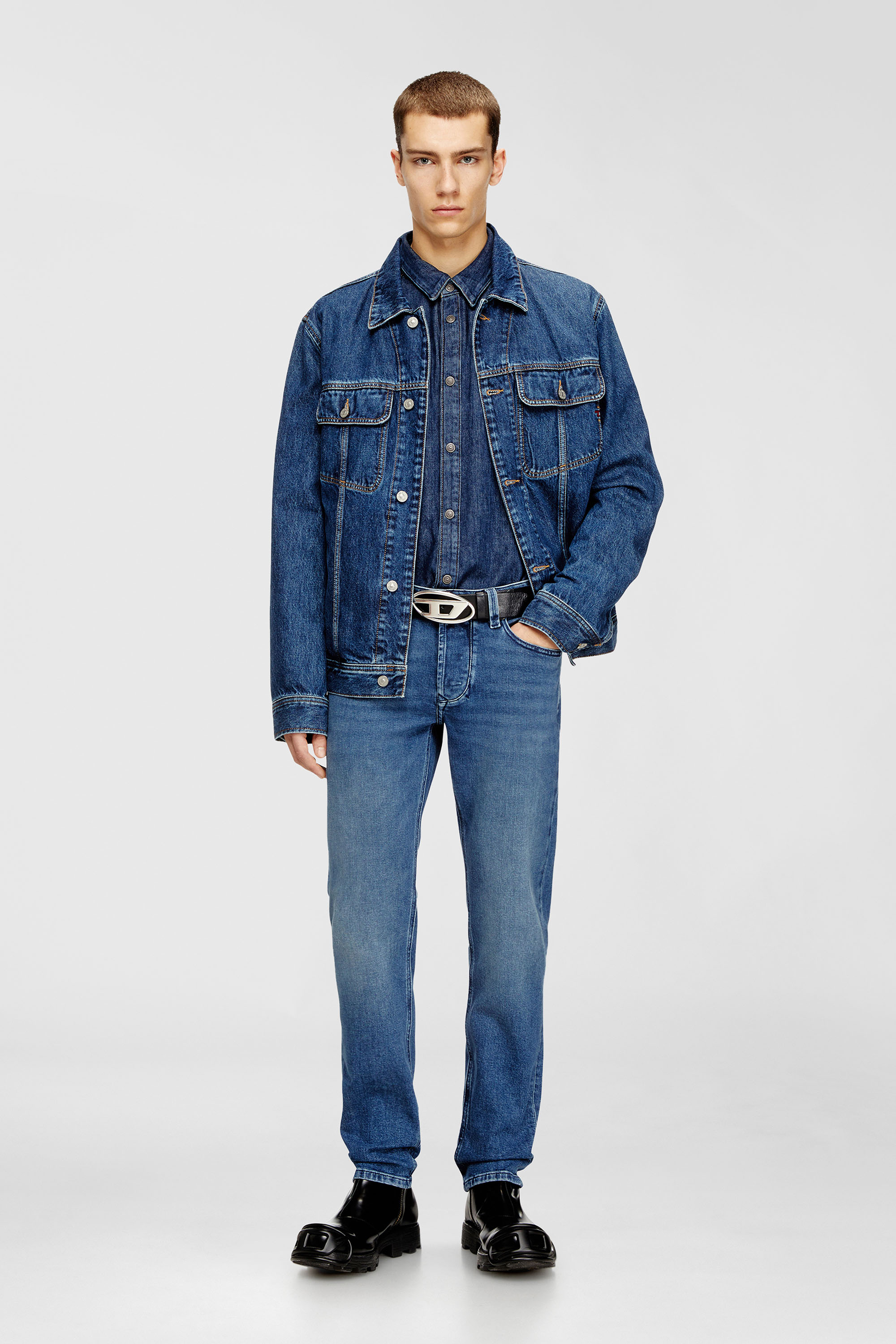 Diesel - Regular Jeans 1986 Larkee-Beex 0ADBA Hombre, Azul medio - 1