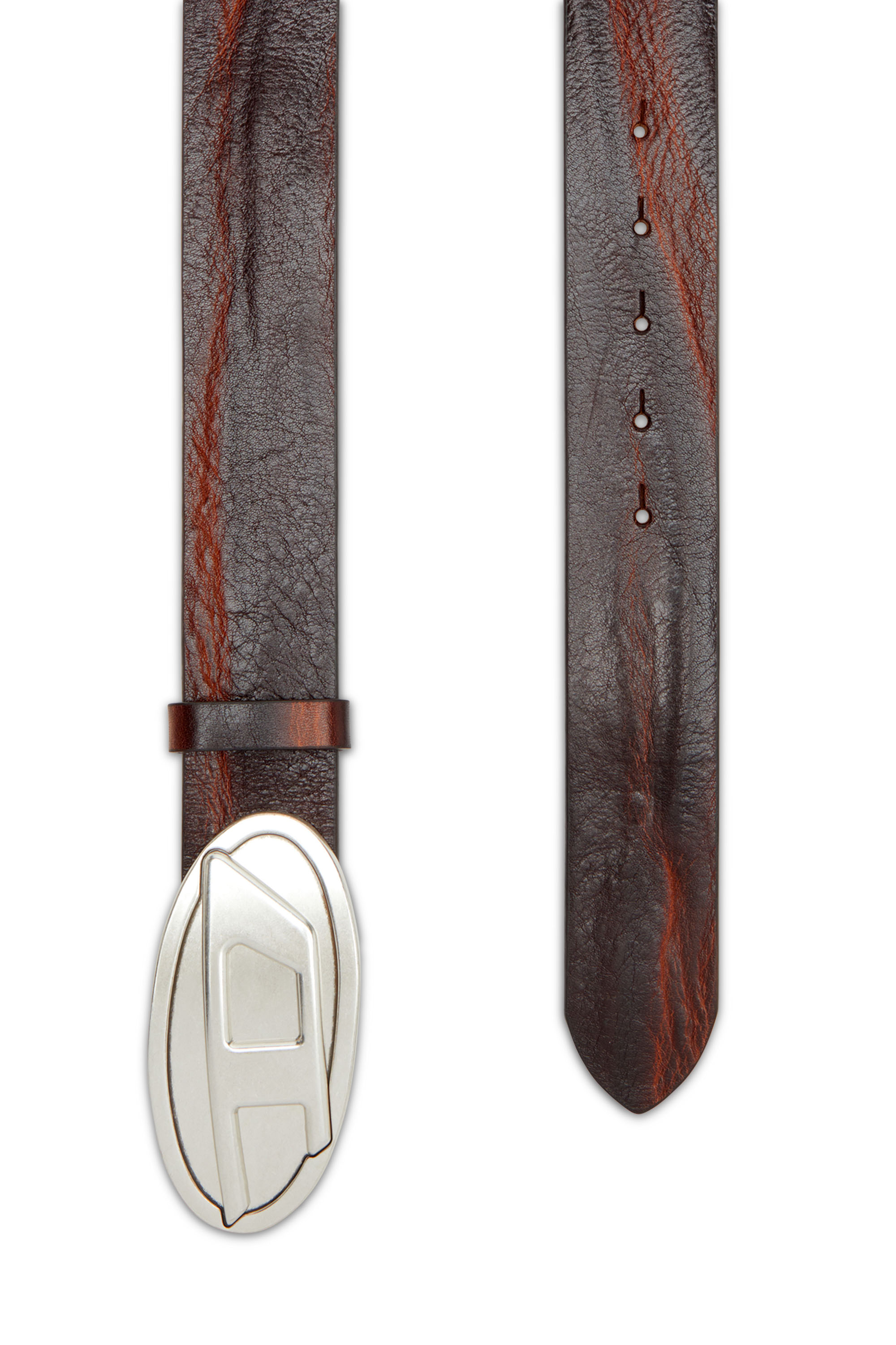 Diesel - B-1DR 2.0, Cinturón de 4 cm en cuero encerado Hombre in ToBeDefined - 2