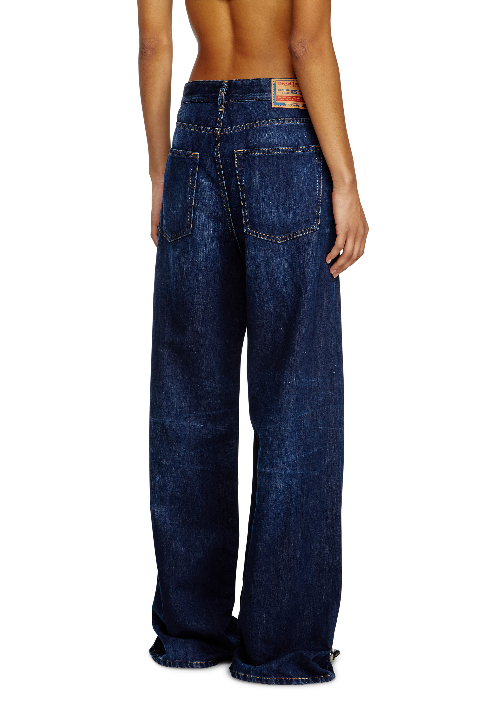 Diesel - Relaxed Jeans 1996 D-Sire 068RA Mujer, Azul Oscuro - 4