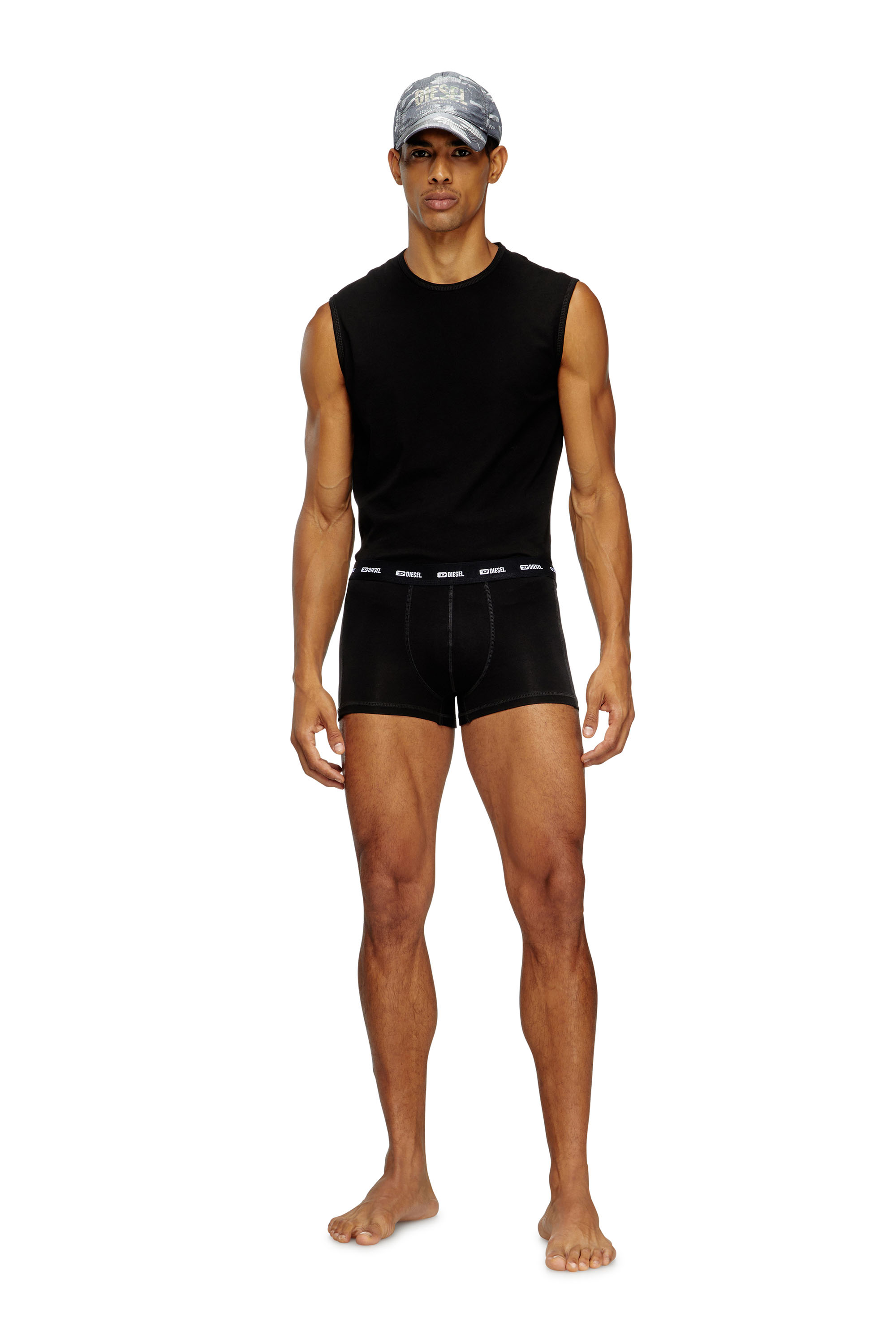 Diesel - TOM-UTLT-2PACK, Paquete de 2 camisetas de tirantes Hombre in Negro - 1