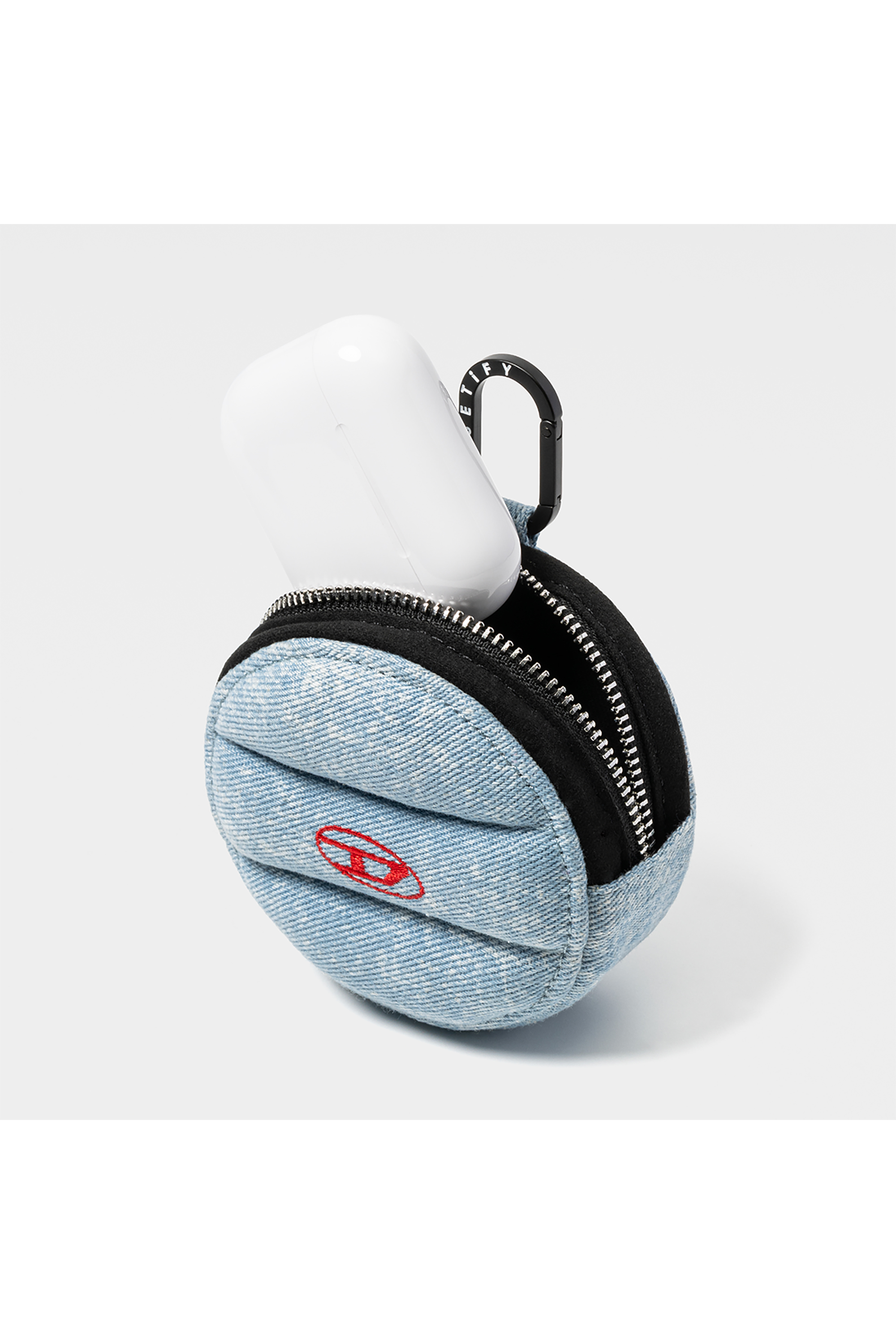 Diesel - 60603 POUCH, Estuche Tech Unisex in Azul marino - 3