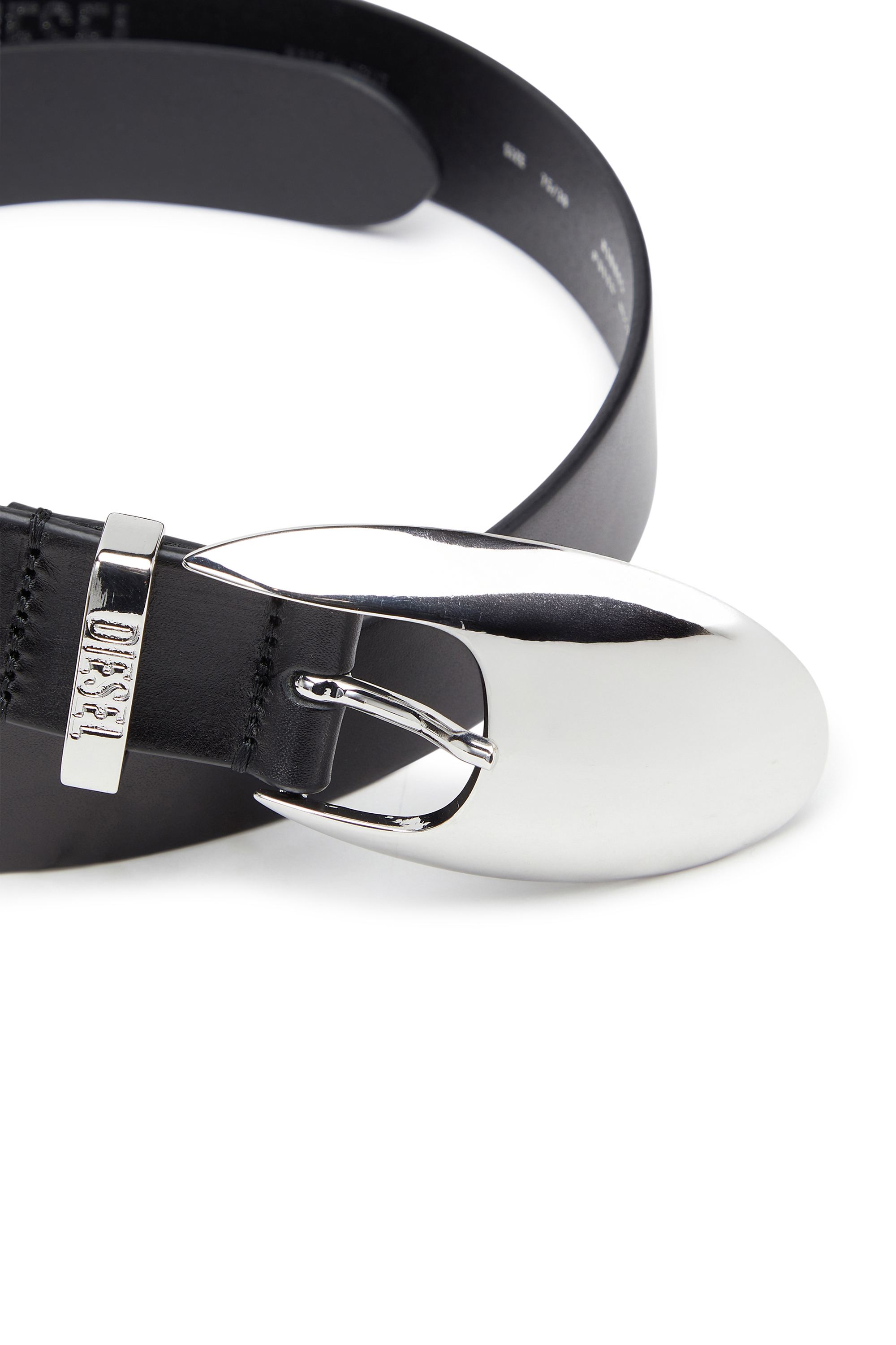 Diesel - B-ROP 30, 3 cm cintur&oacute;n en piel pull-up Mujer in Negro - 3