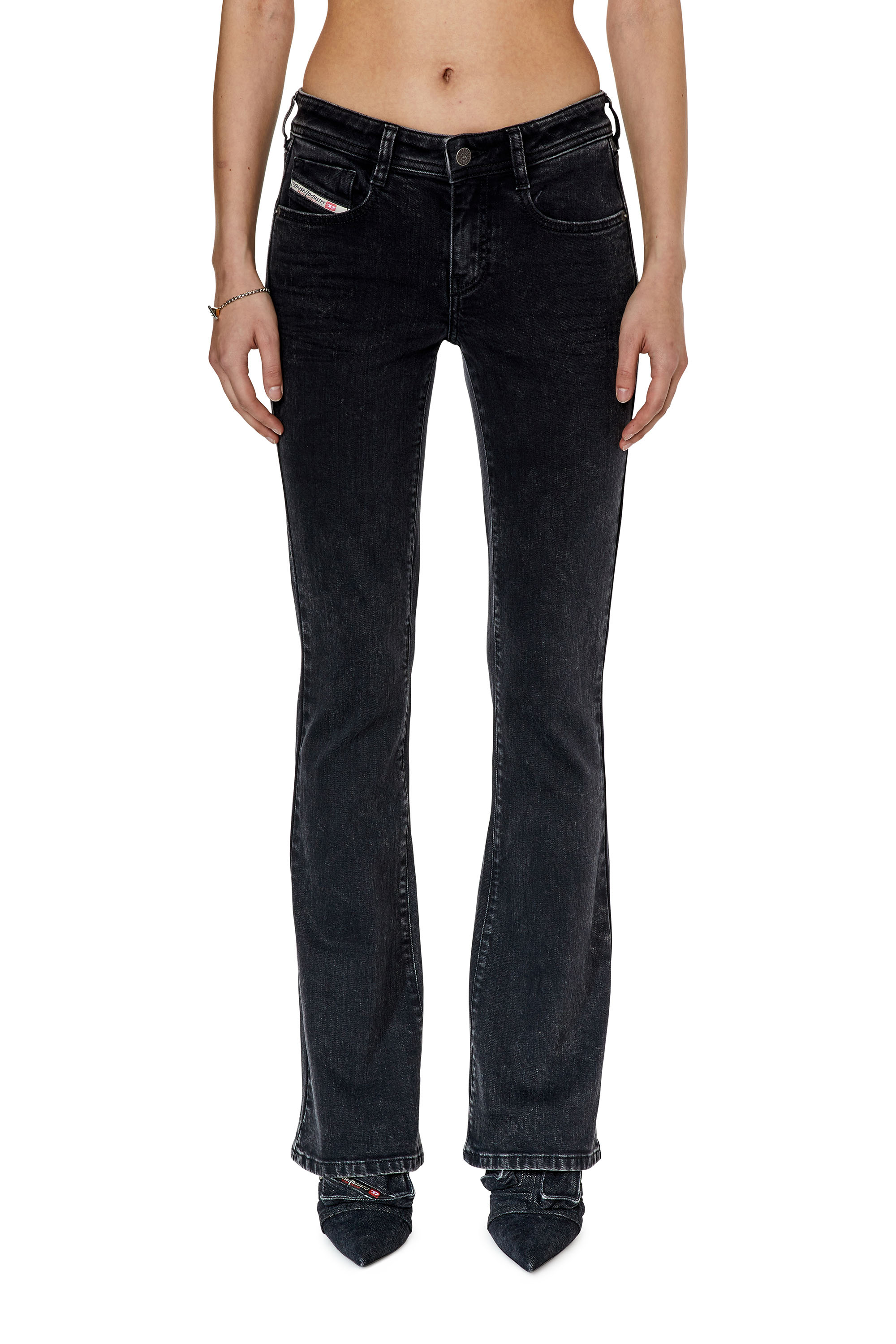 Diesel - Bootcut and Flare Jeans 1969 D-Ebbey 0ENAP, Negro/Gris oscuro - Image 1
