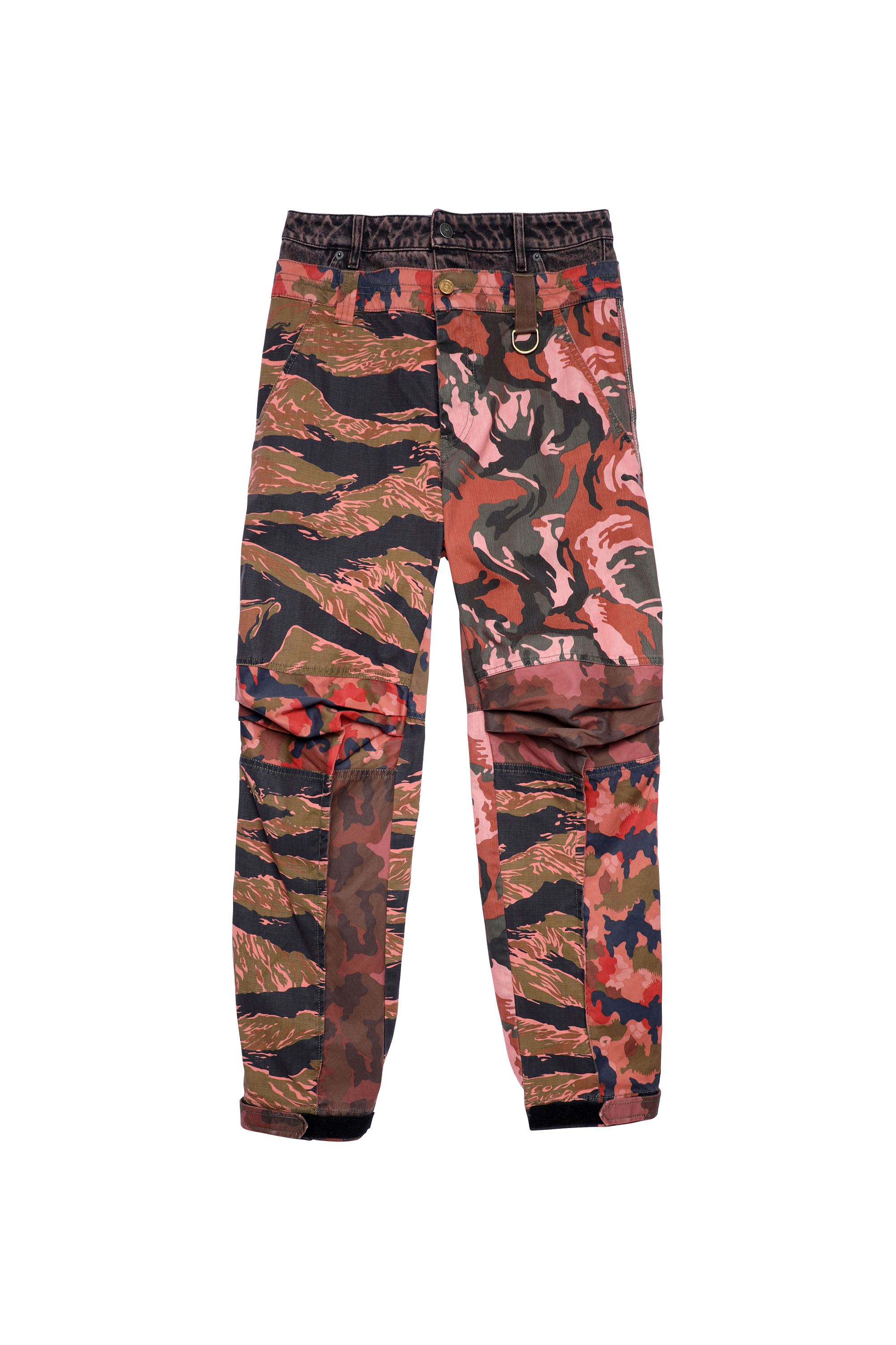 P-GIU, Verde/Rosa - Pantalones