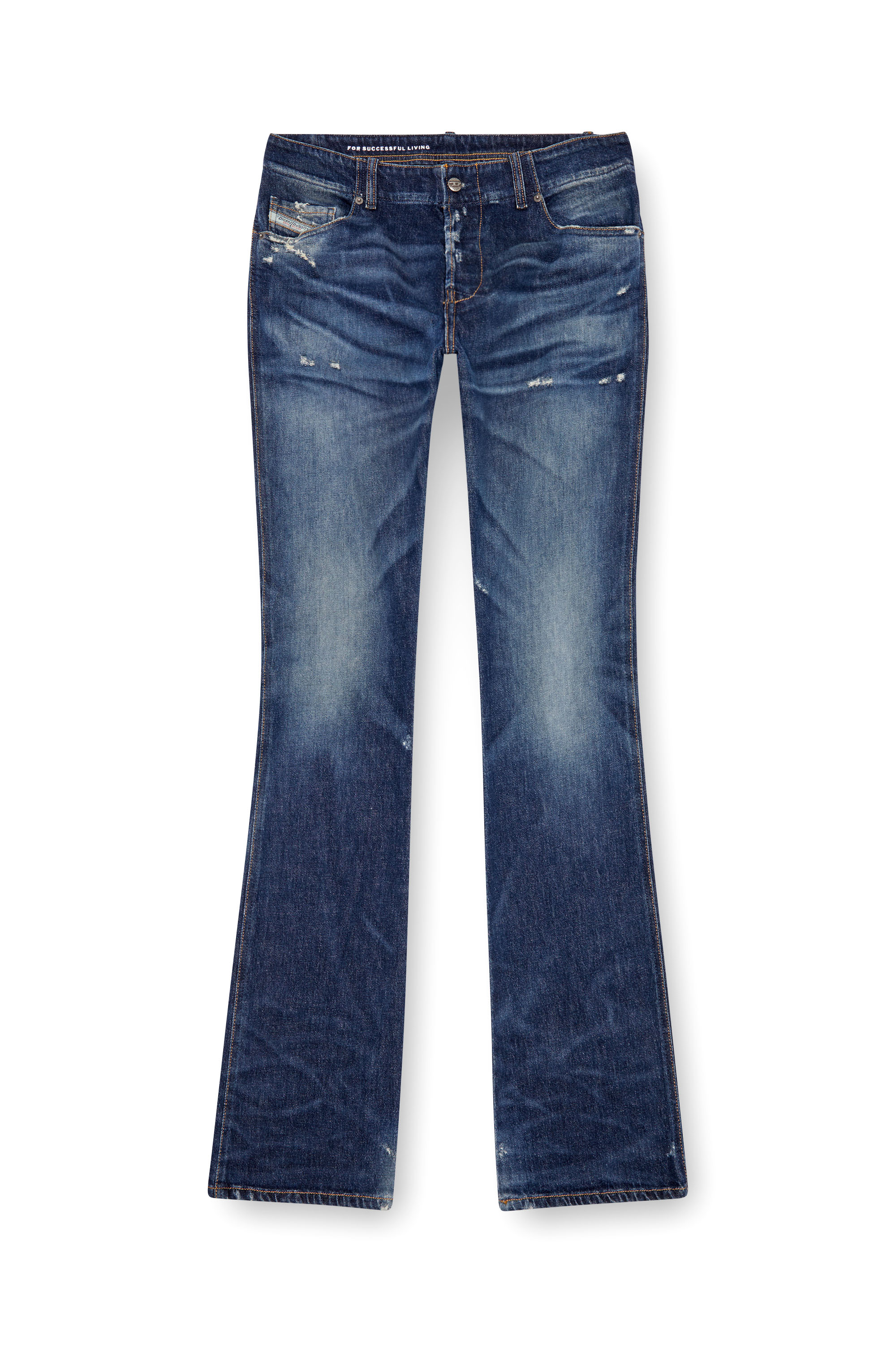 Diesel - Bootcut Jeans D-Backler 09J56, Hombre Bootcut Jeans - D-Backler in Azul marino - Image 5
