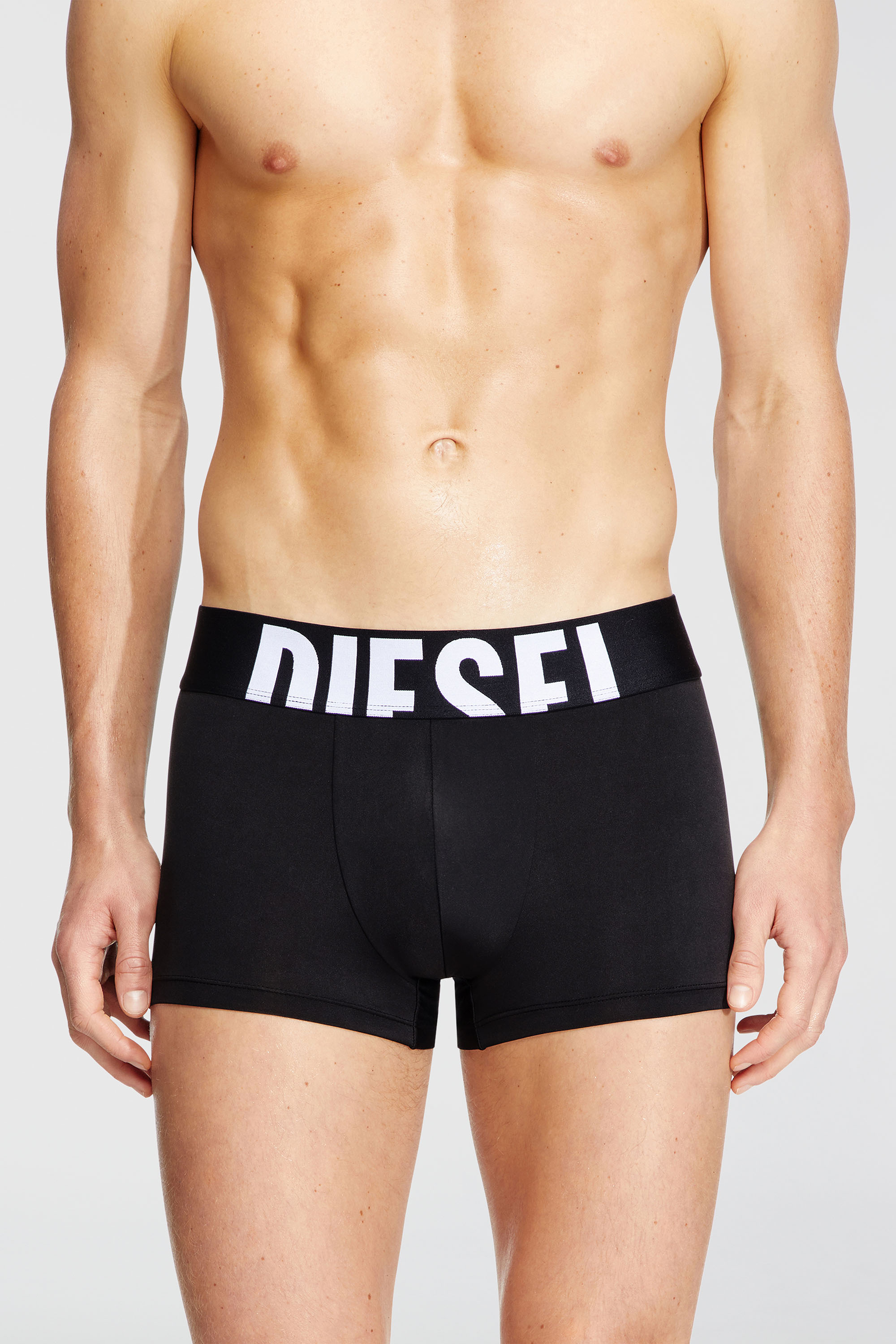 Diesel - DAMIEN-D-POP-3PACK-55, Paquete de tres b&oacute;xers ajustados de microfibra Hombre in Negro - 2