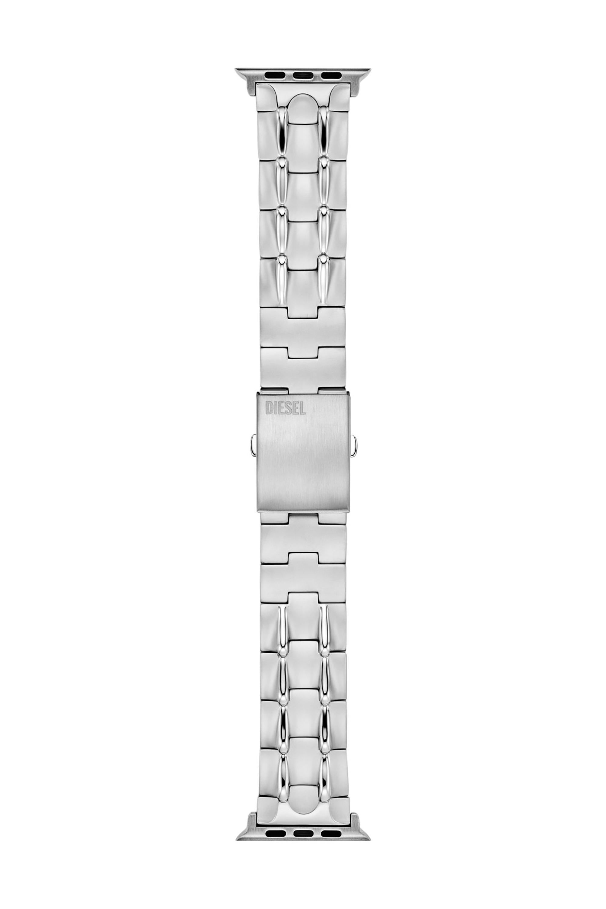 Diesel - DSS0023, Banda de acero inoxidable para Apple Watch®, 42/44/45/49 mm Unisex in Plateado - 1