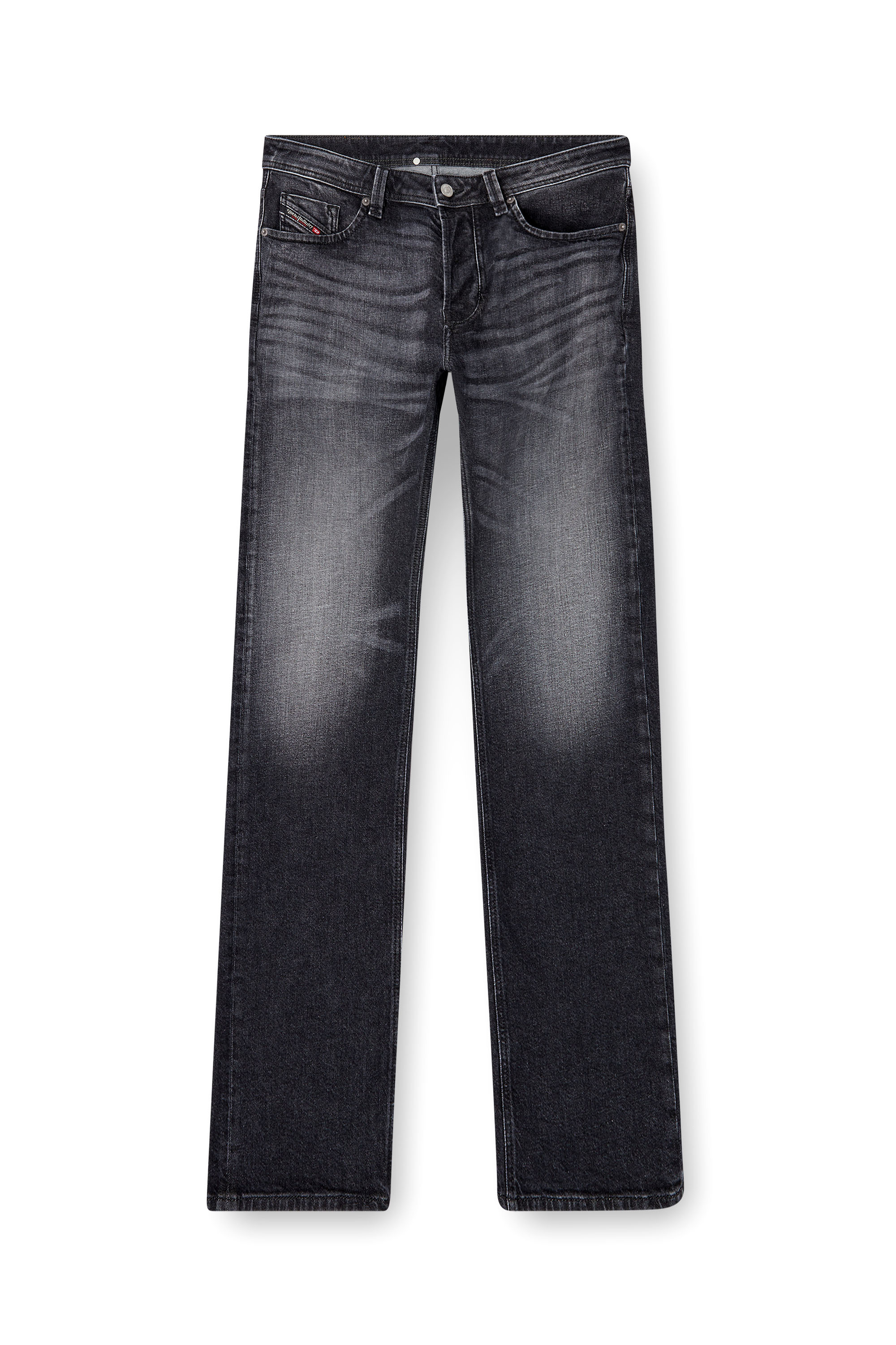 Diesel - Regular Jeans 1985 Larkee 09L52 Hombre, Negro/Gris oscuro - 2