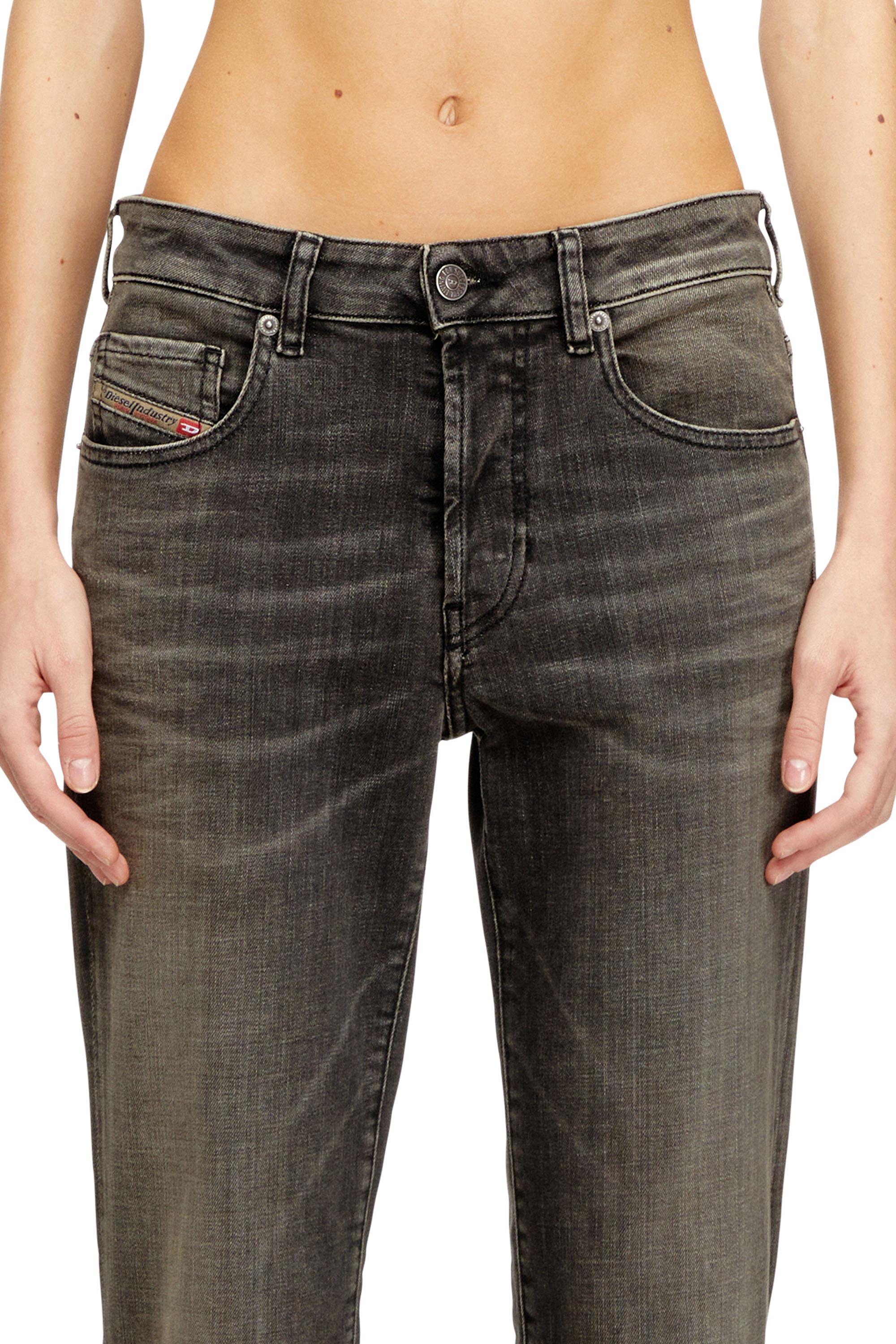 Diesel - Regular Jeans 1989 D-Mine 09N58 Mujer, Gris - 4