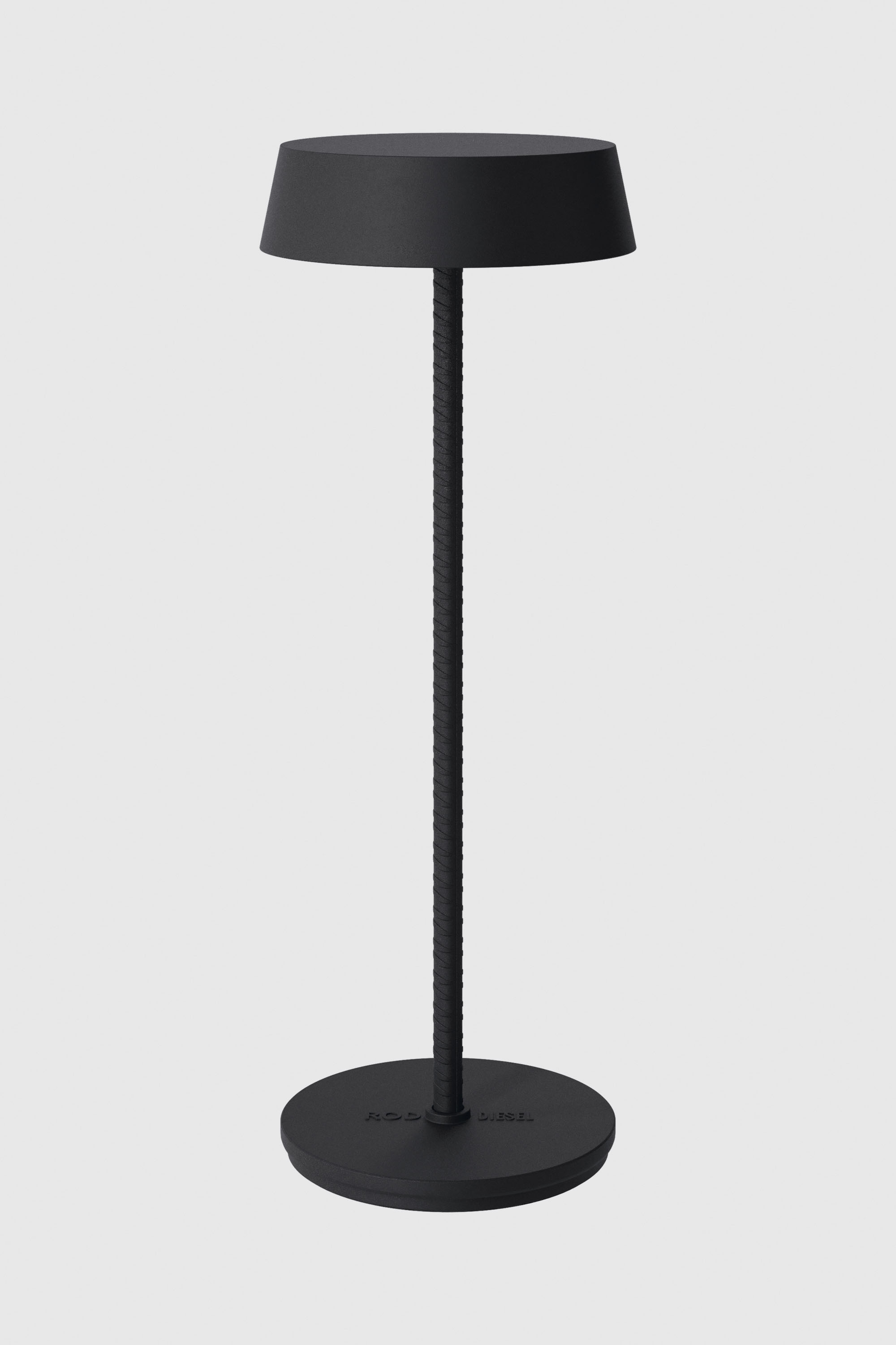 Diesel - 51181 2020 ROD CORDLESS TABLE LAMP DARK, L&aacute;mpara port&aacute;til y recargable Unisex in Negro - 1