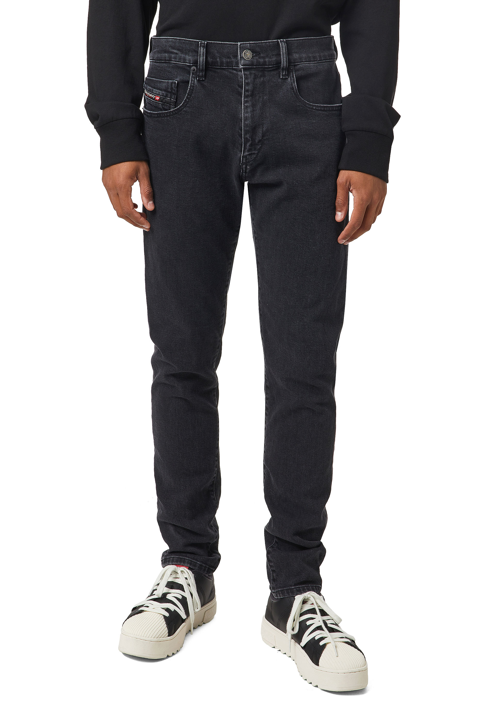 D-Strukt 09A14, Negro/Gris oscuro - Vaqueros