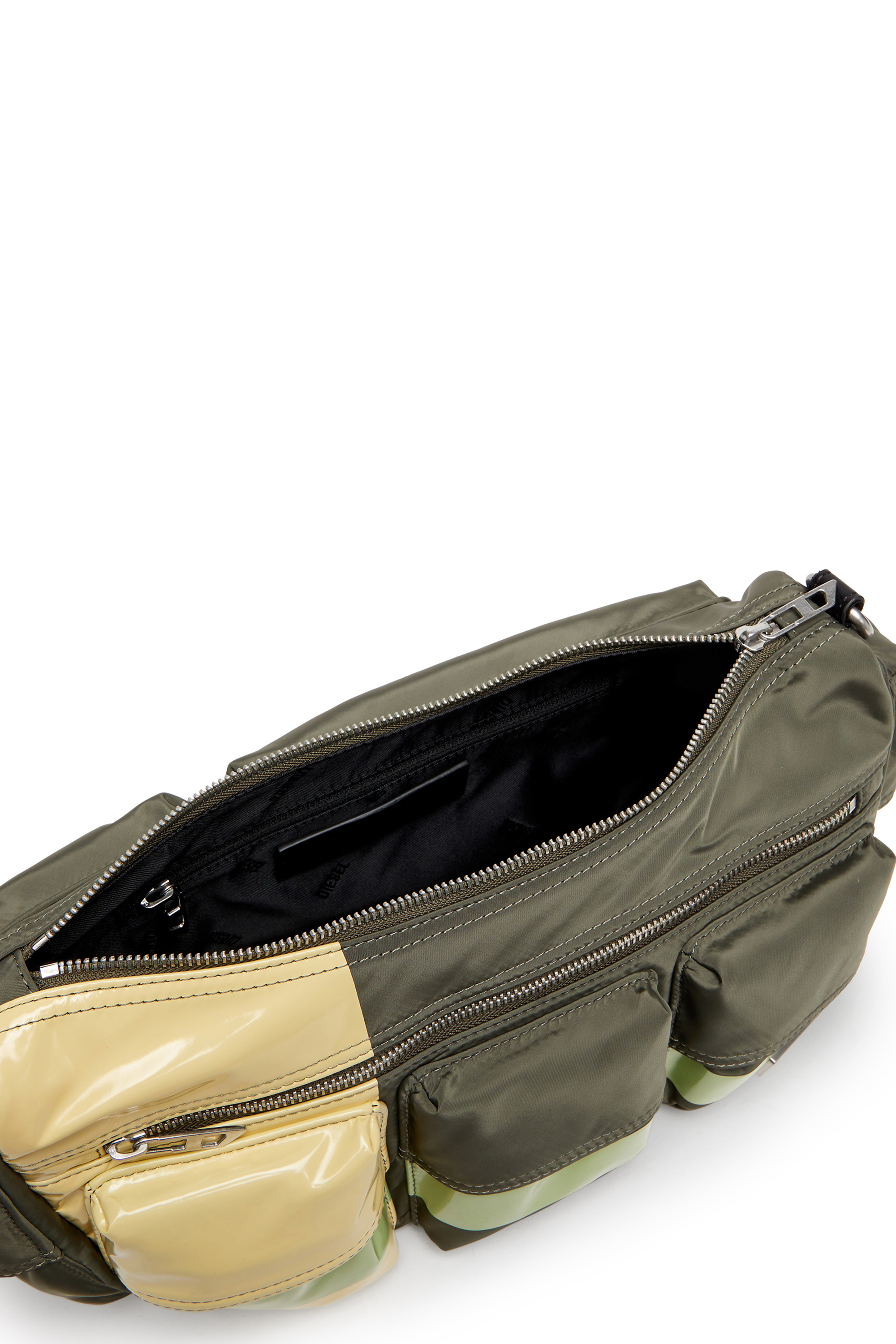 Diesel - MULTI-PKTS SHOULDER BAG X, Multi-Pkts - Bolso bandolera con dise&ntilde;o color block Unisex in Multicolor - 3